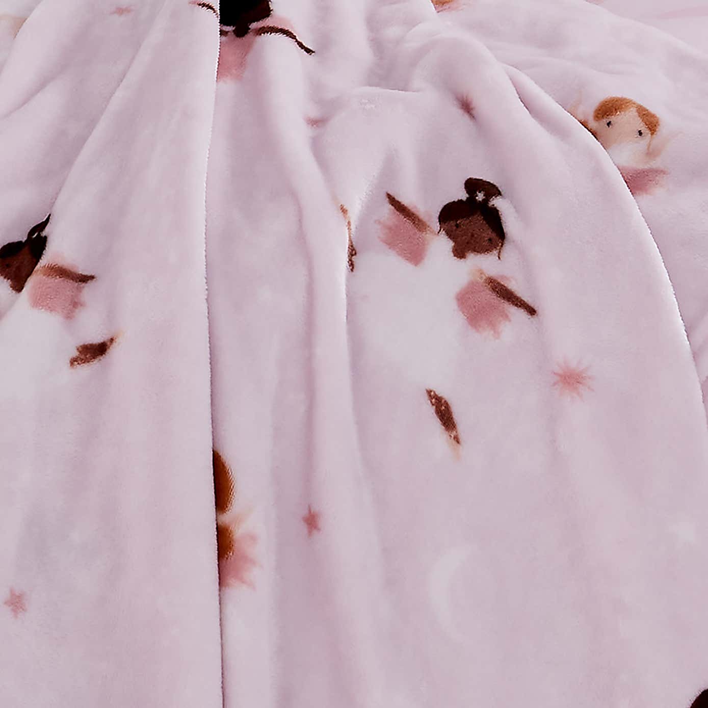 Catherine Lansfield Dancing Fairies Throw 130cm x 170cm