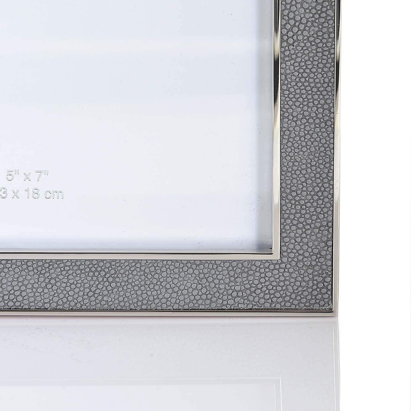 Shagreen Double Photo Frame