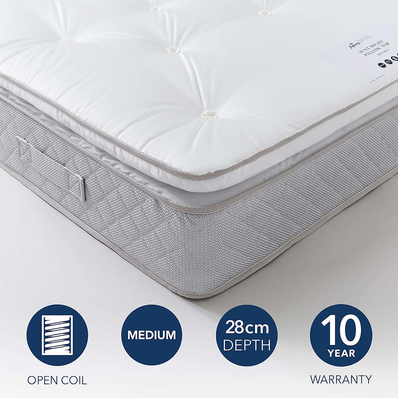 Fogarty Just Right Pillow Top Open Coil Mattress