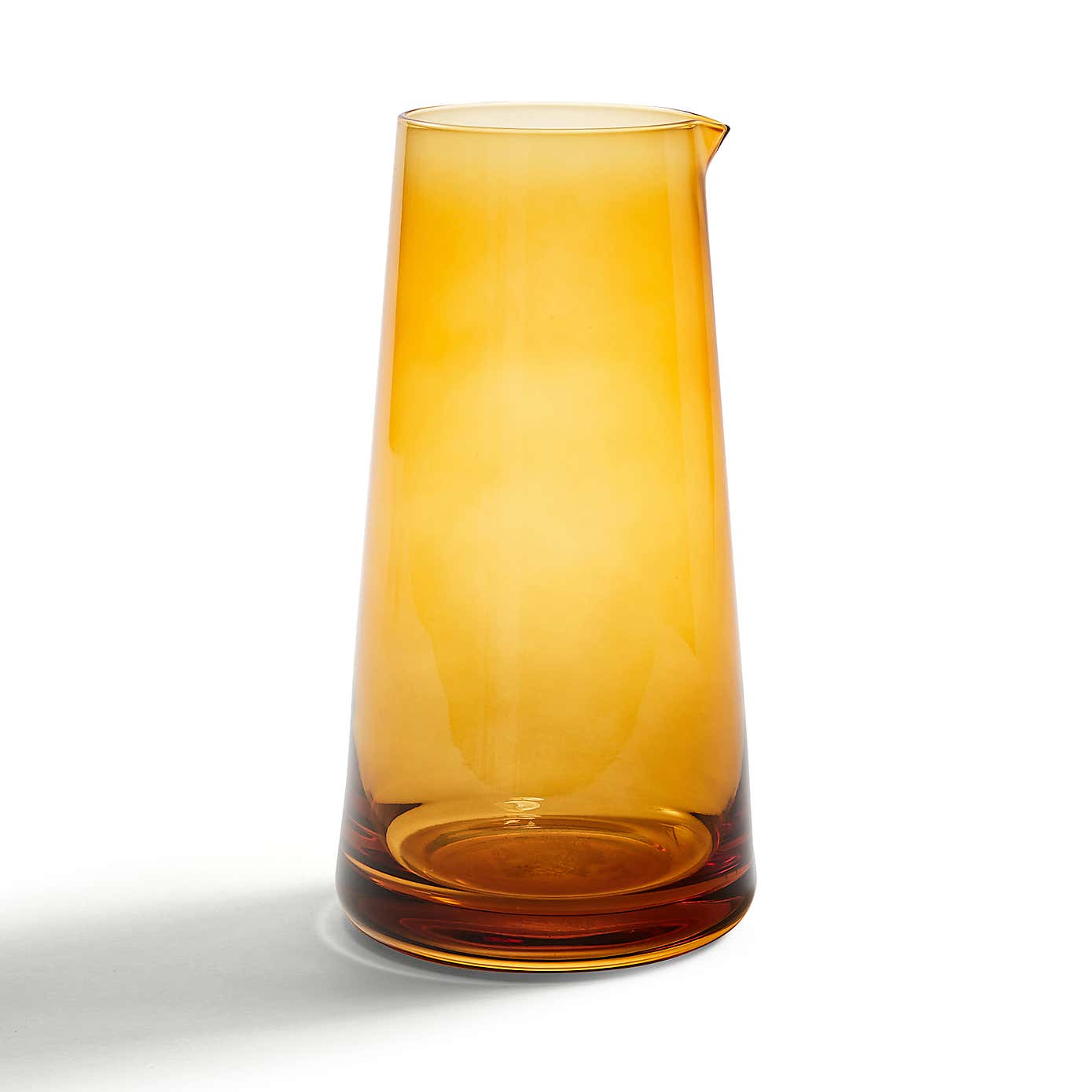 Amber Glass Carafe