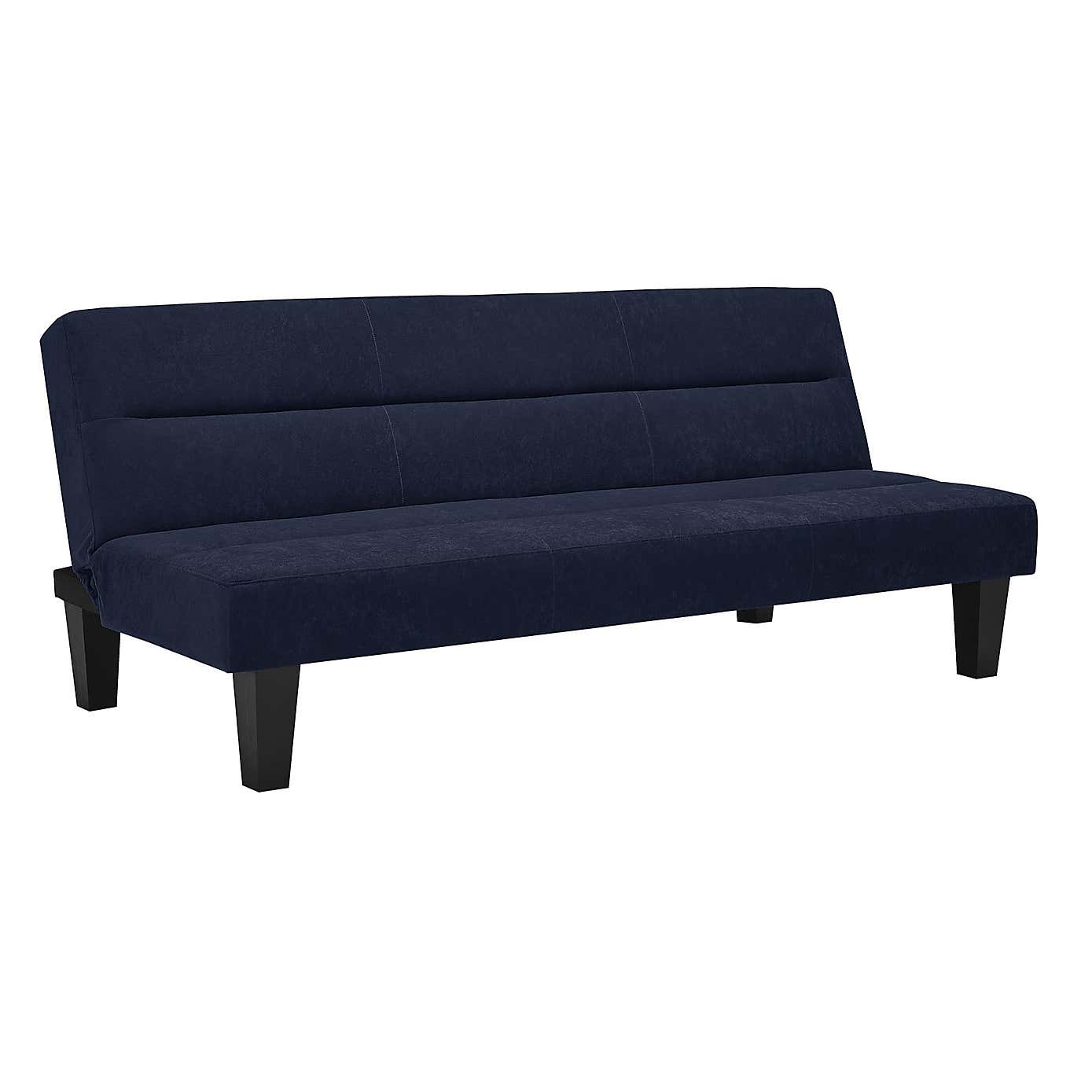 Kebo Velvet Clic Clac Compact Double Sofa Bed