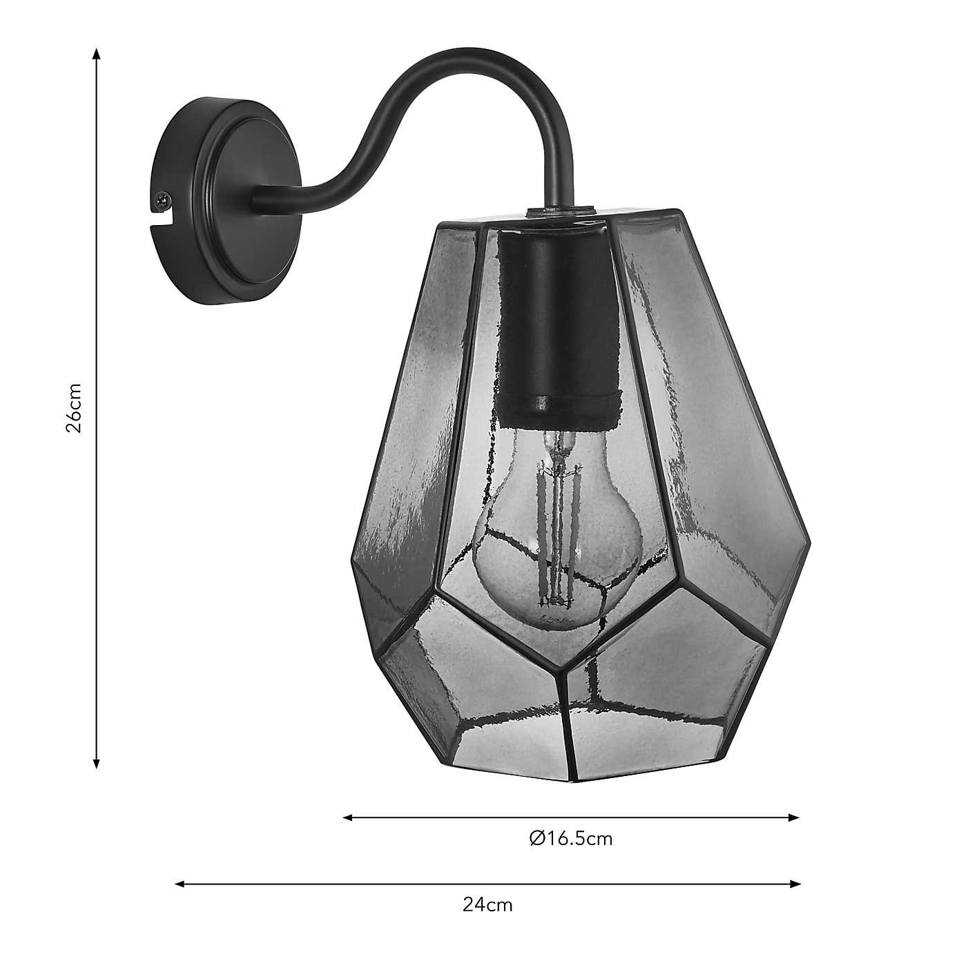 Hartnell Art Deco Outdoor Wall Light