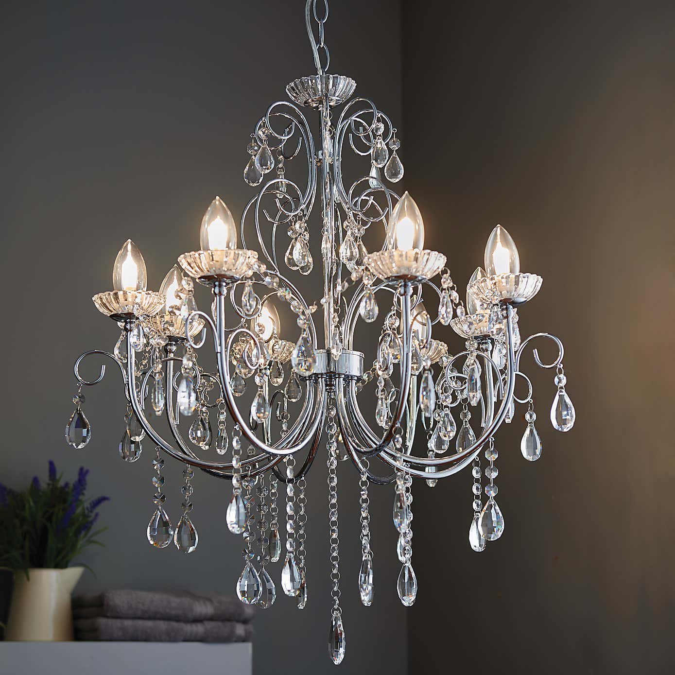 Tabitha 8 Light 69cm Chandelier