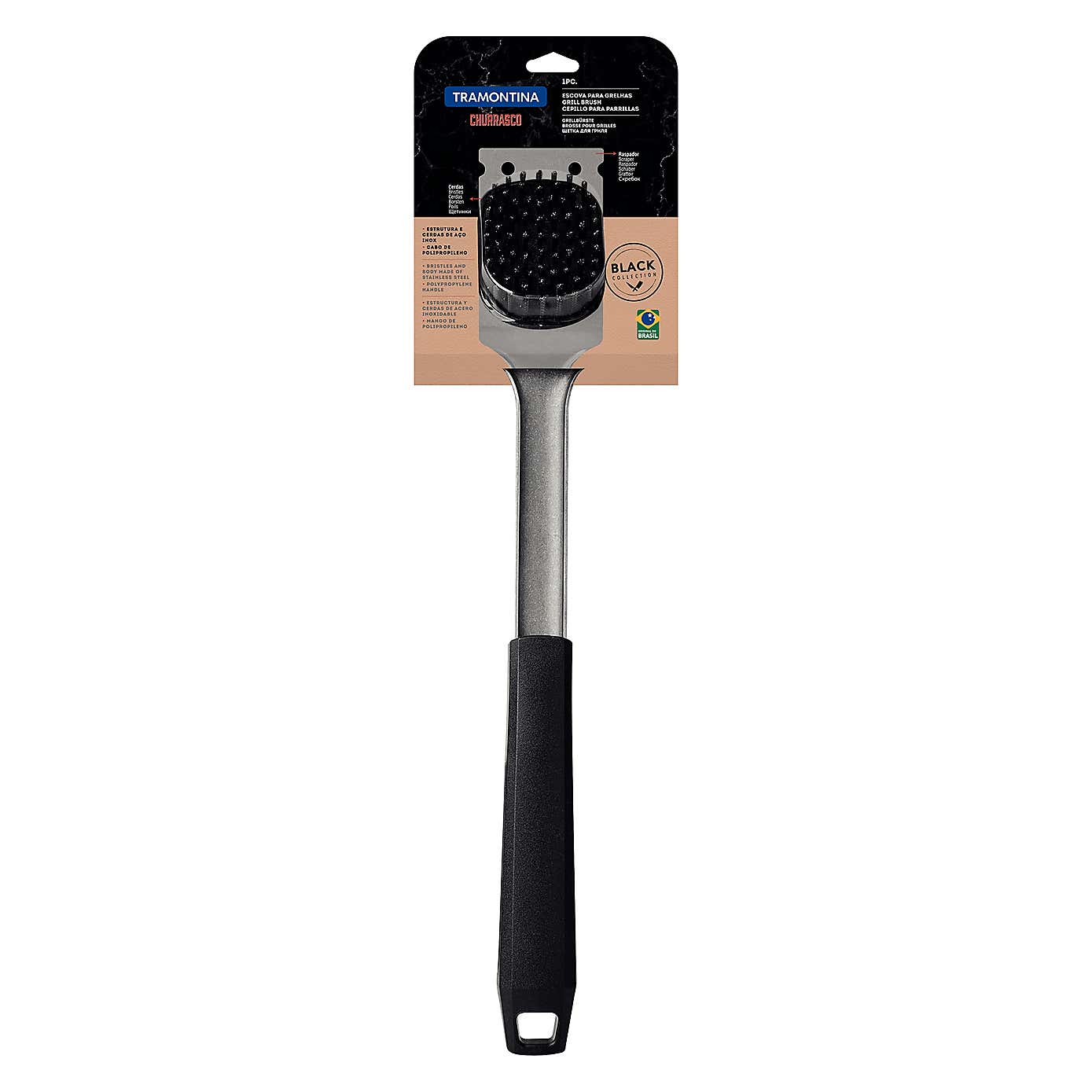 Tramontina Plastic Handle Grill Brush