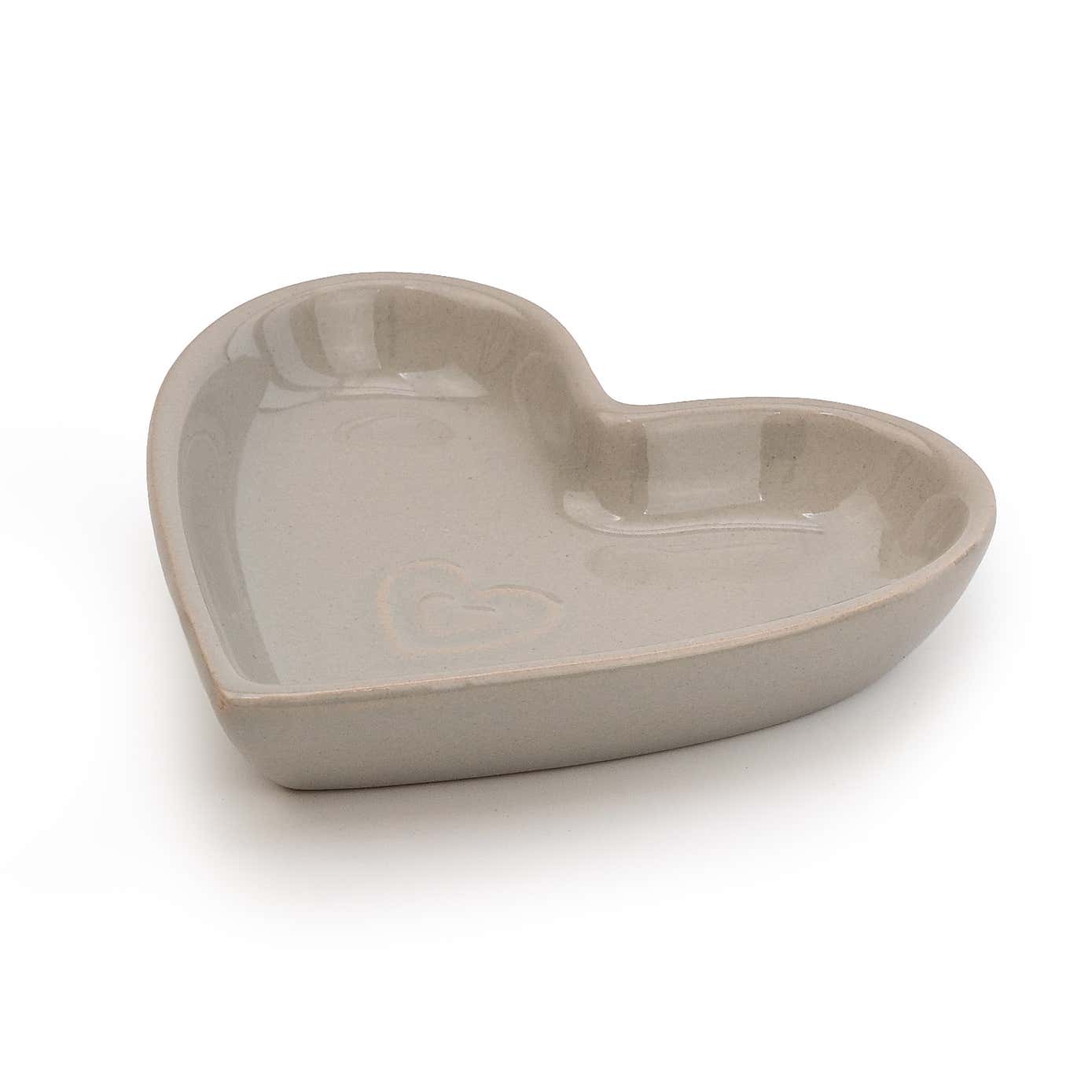 Hearts Grey Teabag Tidy