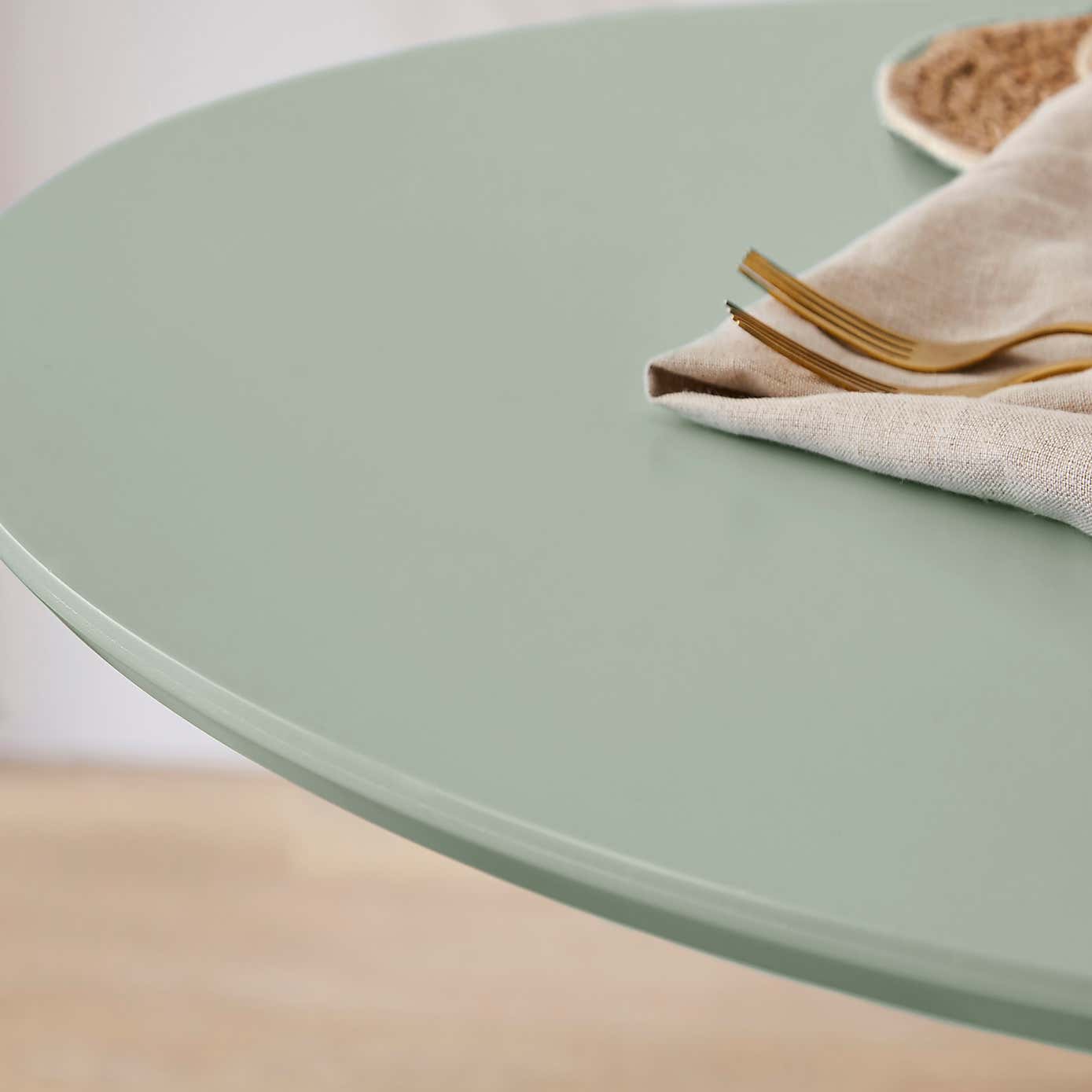 Fifi 4 Seater Round Dining Table, Pine Wood