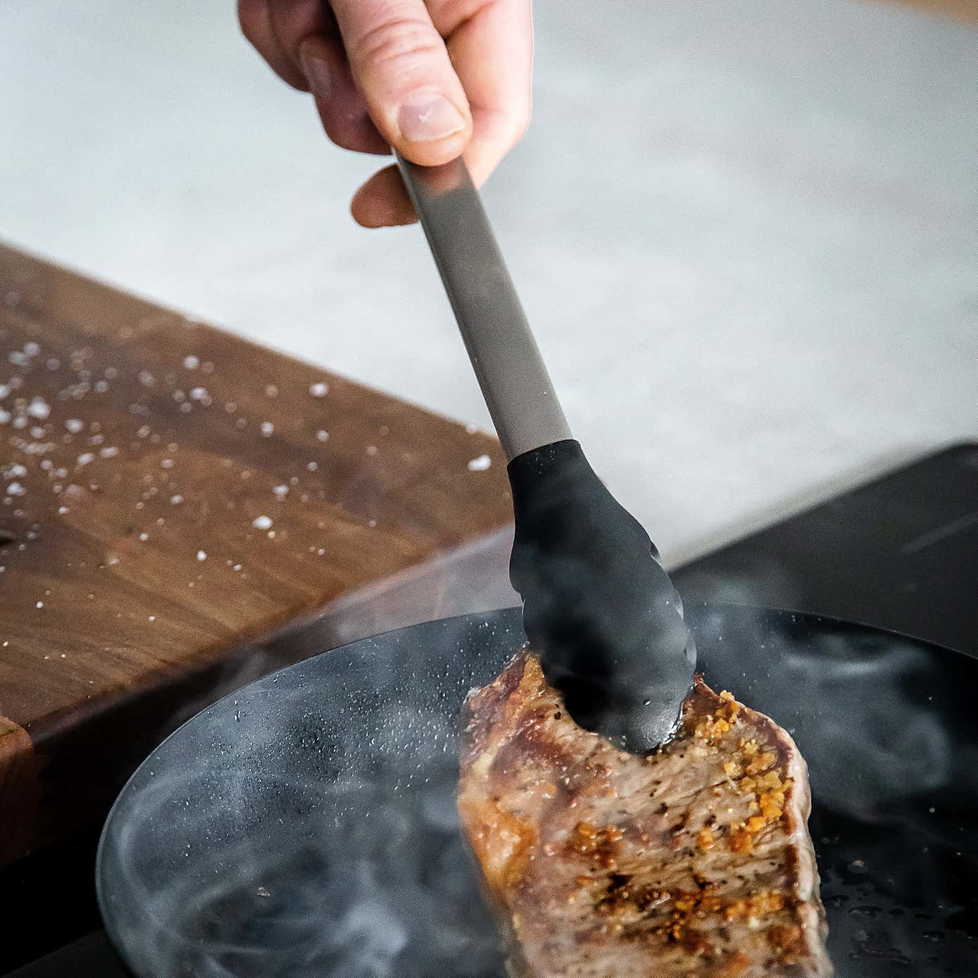 KitchenAid Black Silicone Tipped Kitchen Tongs