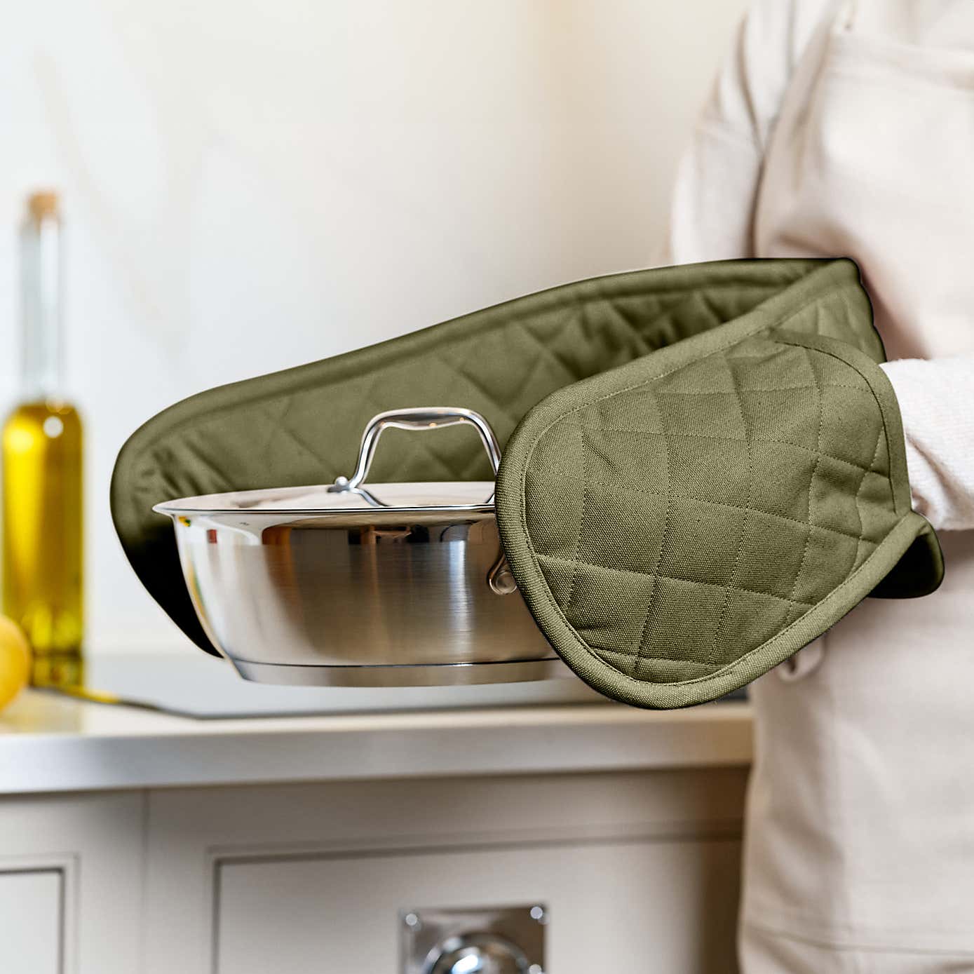 Dexam Love Colour Double Oven Gloves