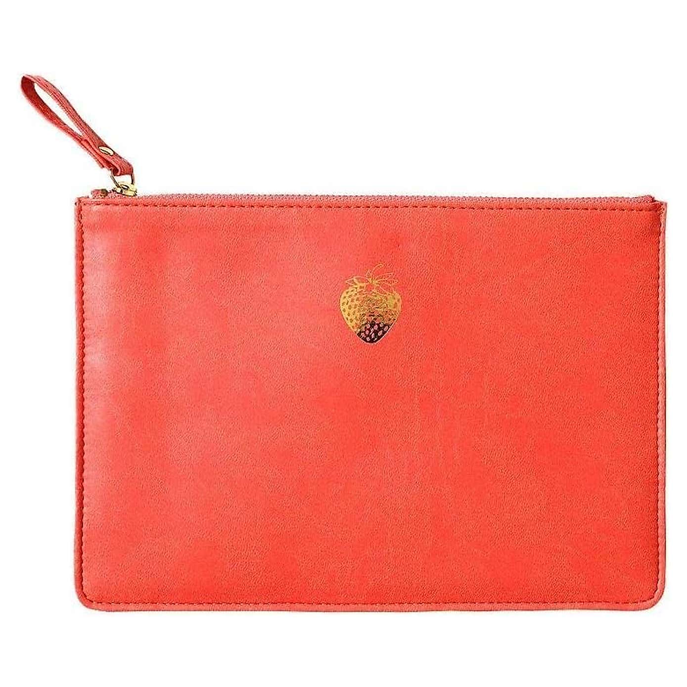 Brandvine Strawberry Coral Pouch
