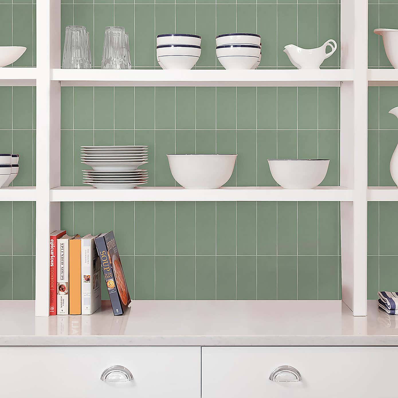 Subway Self Adhesive Backsplash Tiles