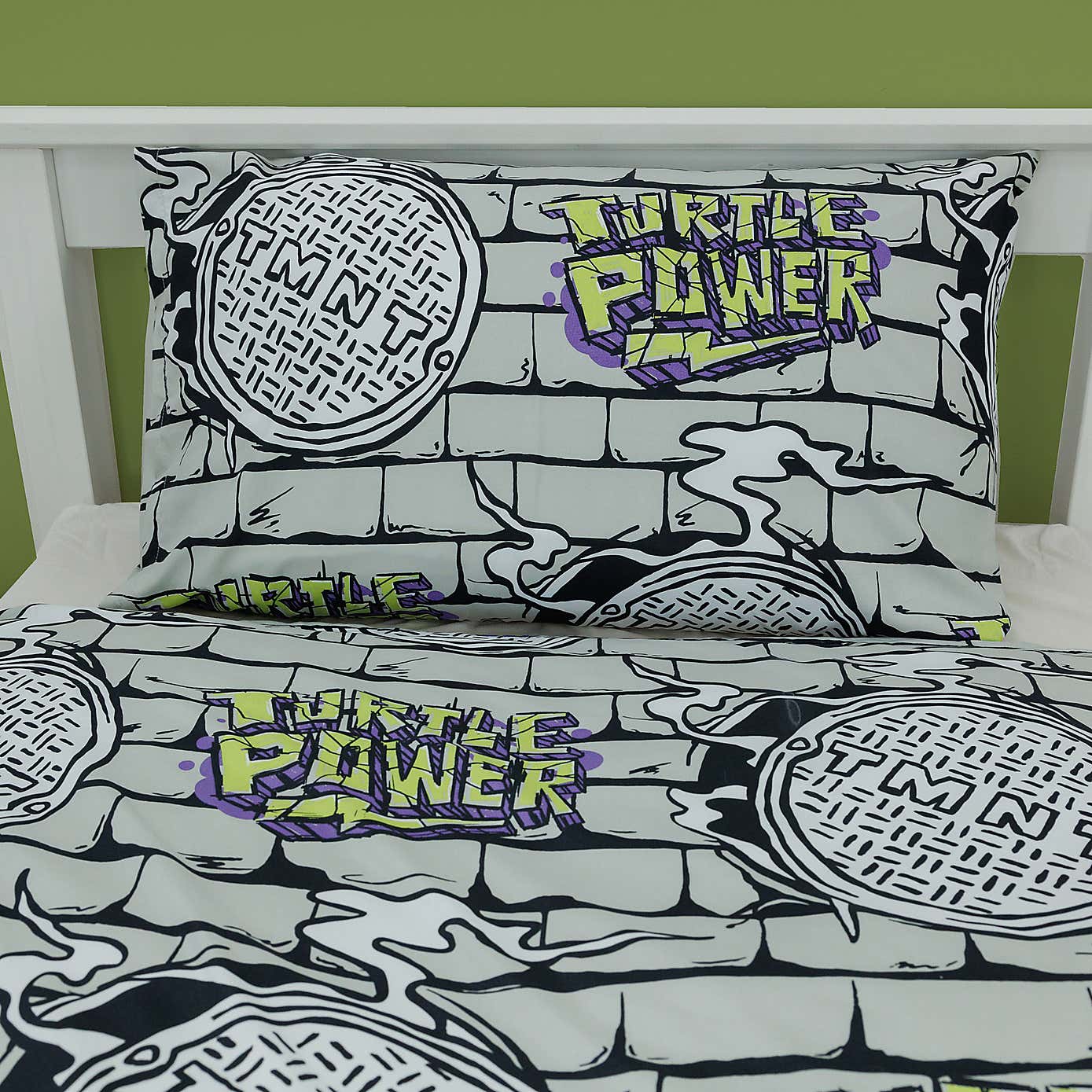 Teenage Mutant Ninja Turtles Power Single Duvet Cover and Pillowcase Set