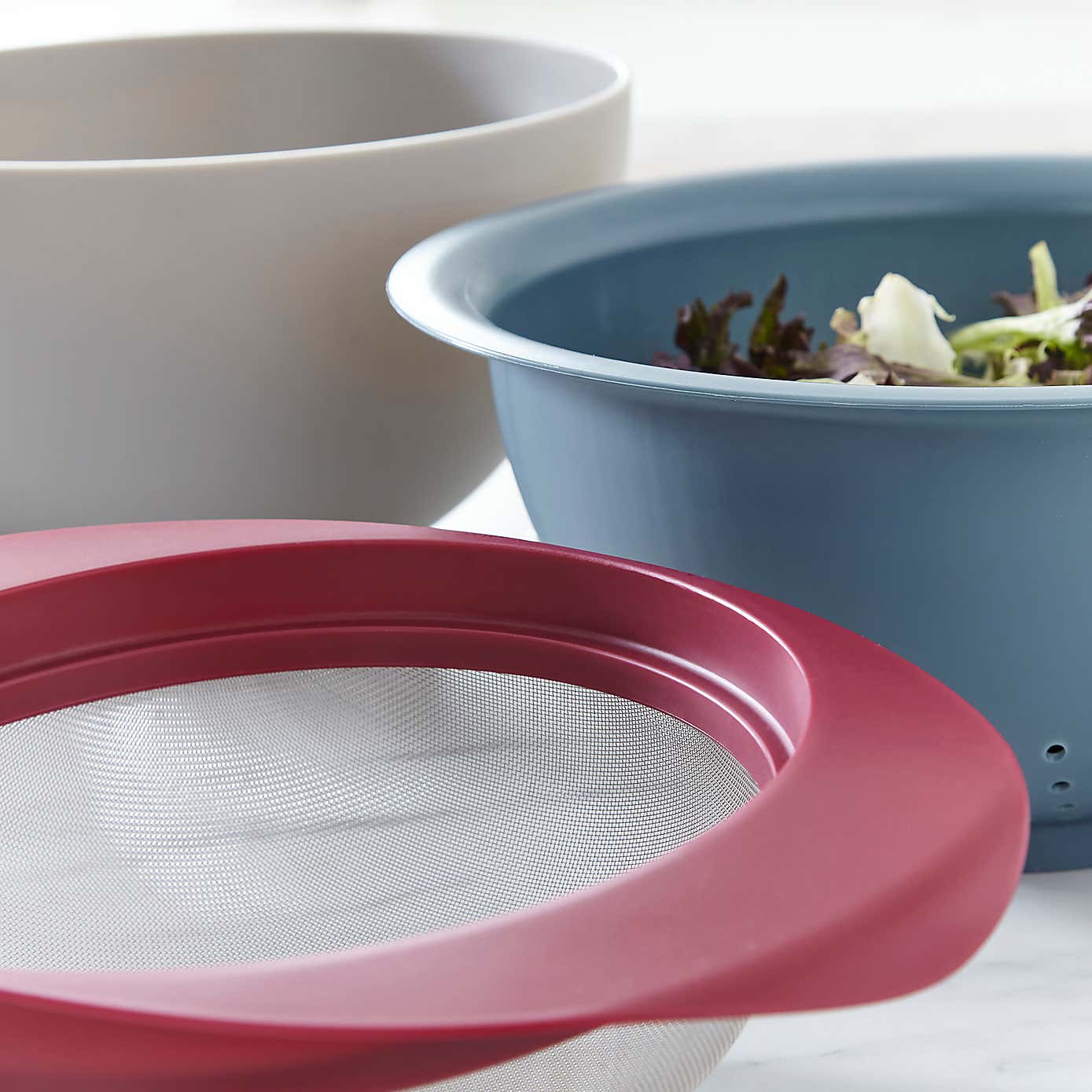 Handy Kitchen Bowl, Collander & Sieve Set