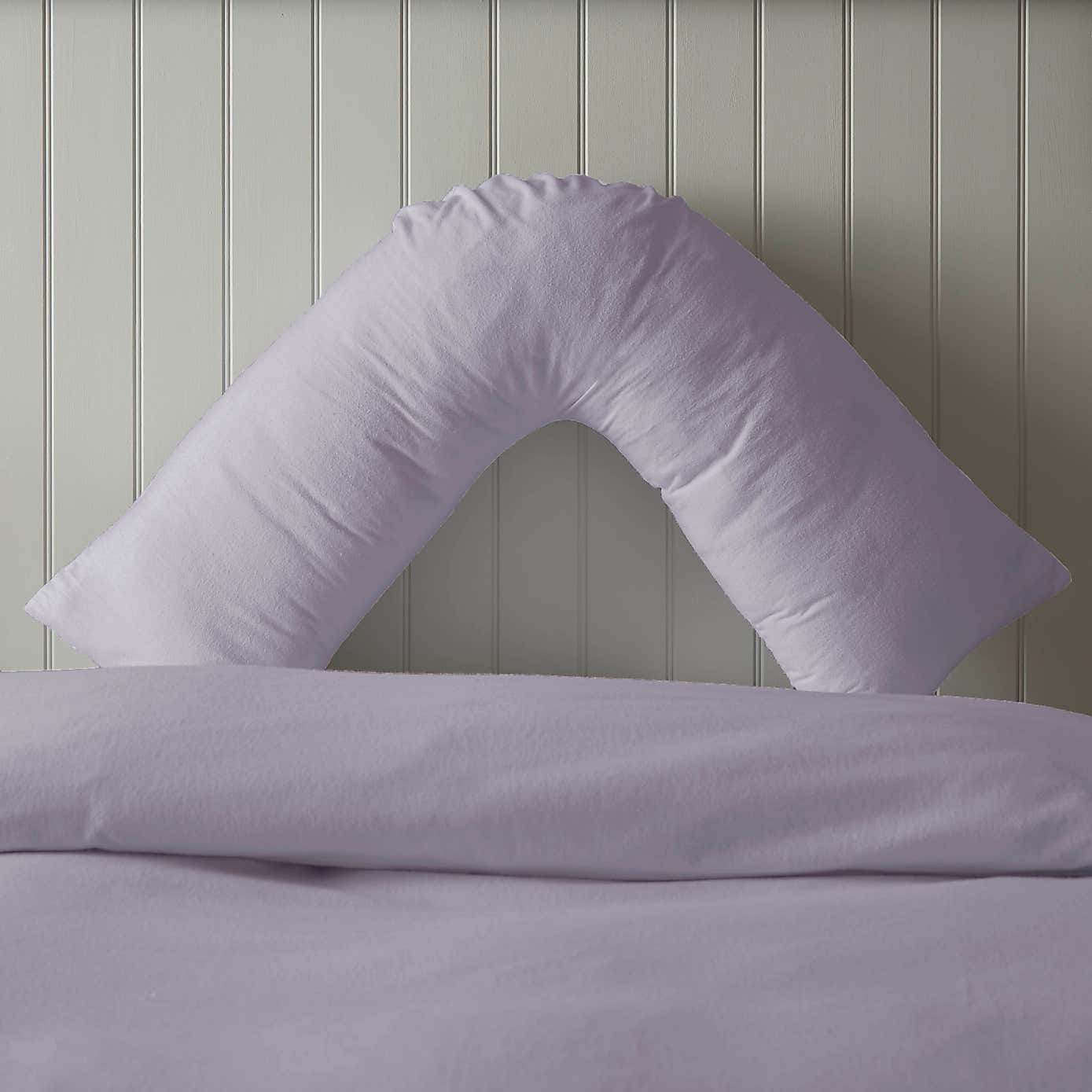 Soft & Cosy Brushed Cotton V-Shape Pillowcase