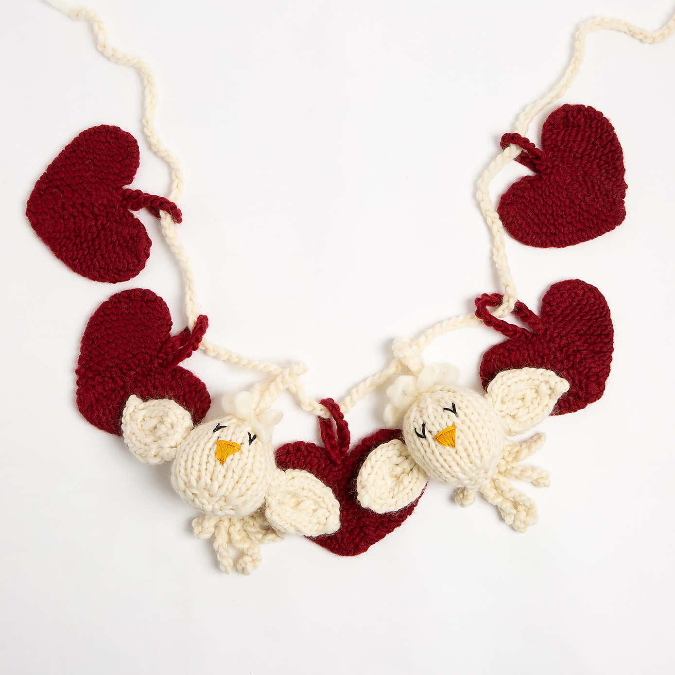 Wool Couture Valentine's Garland Ruby Knit Kit
