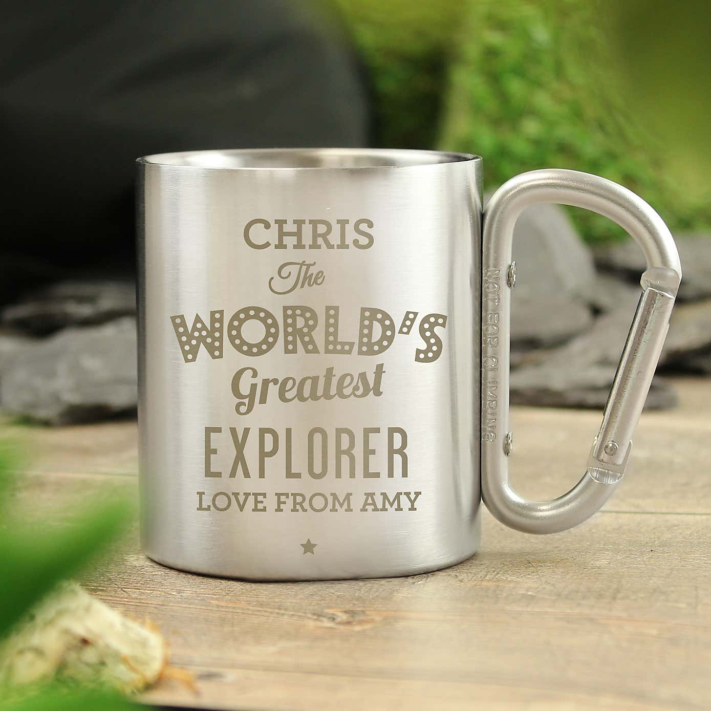 Personalised The Worlds Greatest Stainless Steel Mug