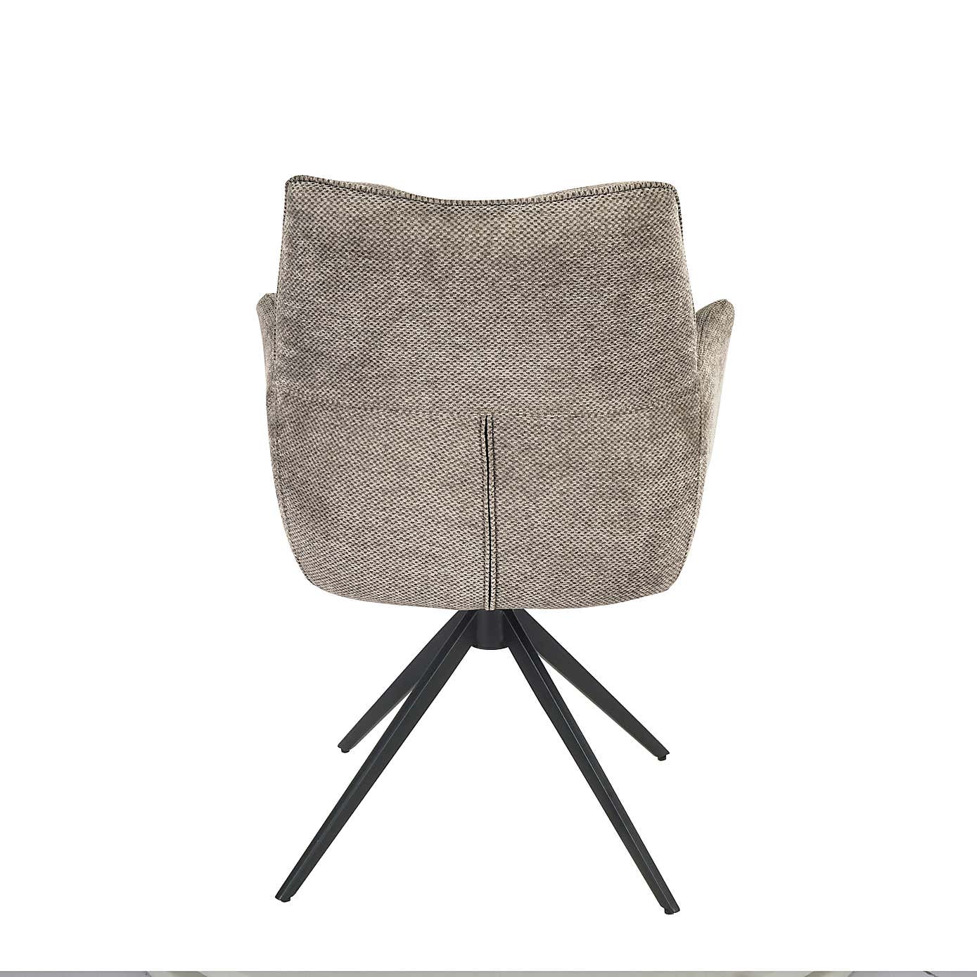 Indus Valley Camden Swivel Dining Chair, Chenille