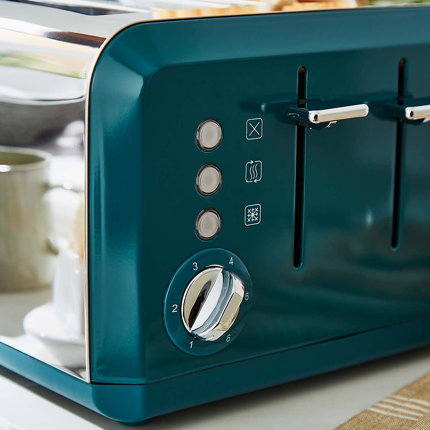 Spectrum Teal 4 Slice 1750W Toaster