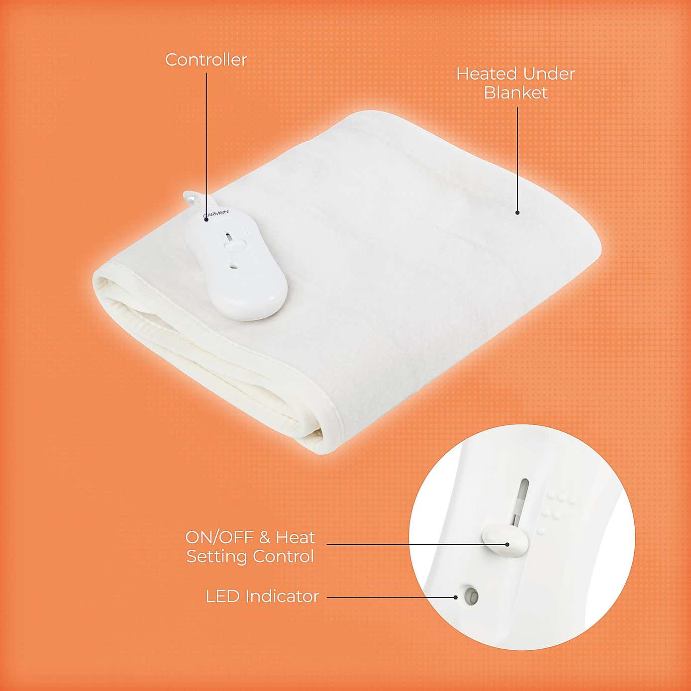 Carmen Heated Under Blanket