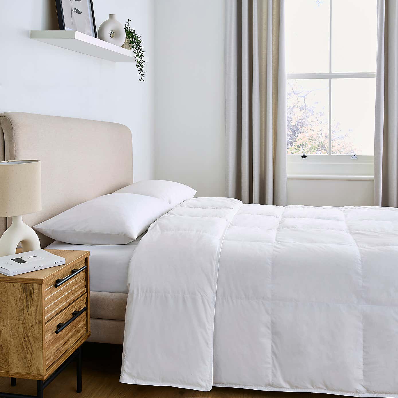 Fogarty Anti Allergy White Goose Feather and Down 10.5 Tog Duvet