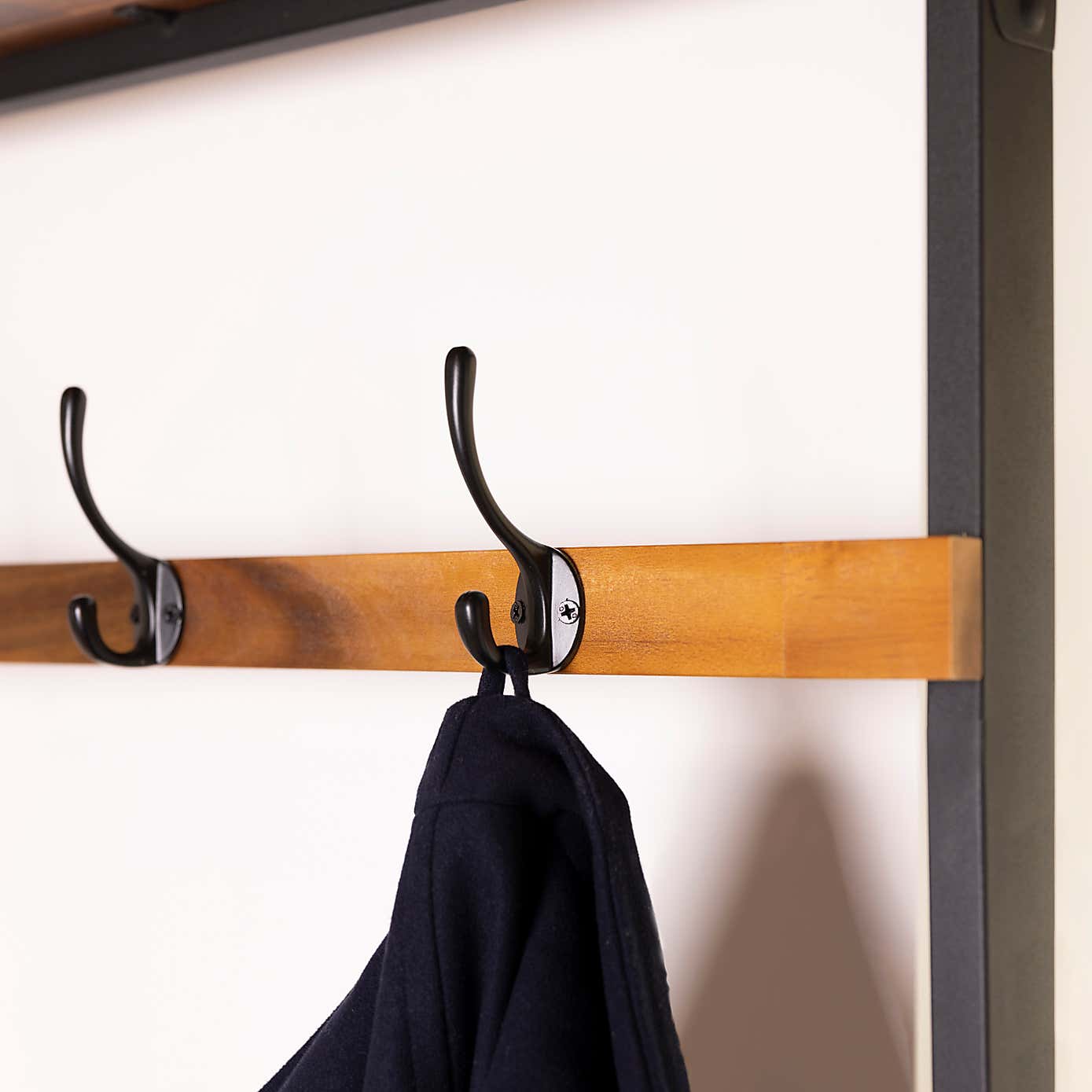 Charnwood Large Coat Rack with Shoe Tidy