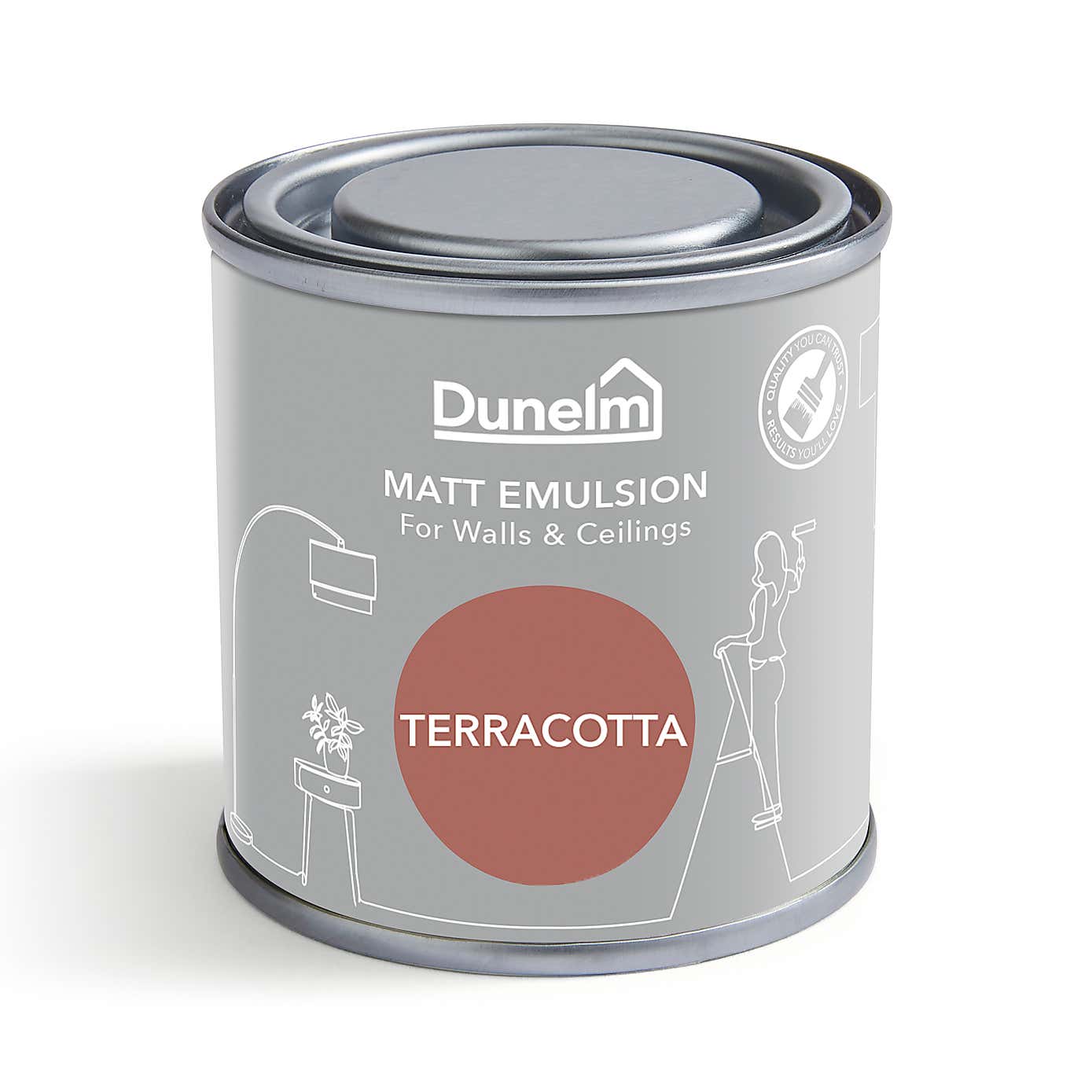 Dunelm Terracotta Matt Emulsion Paint