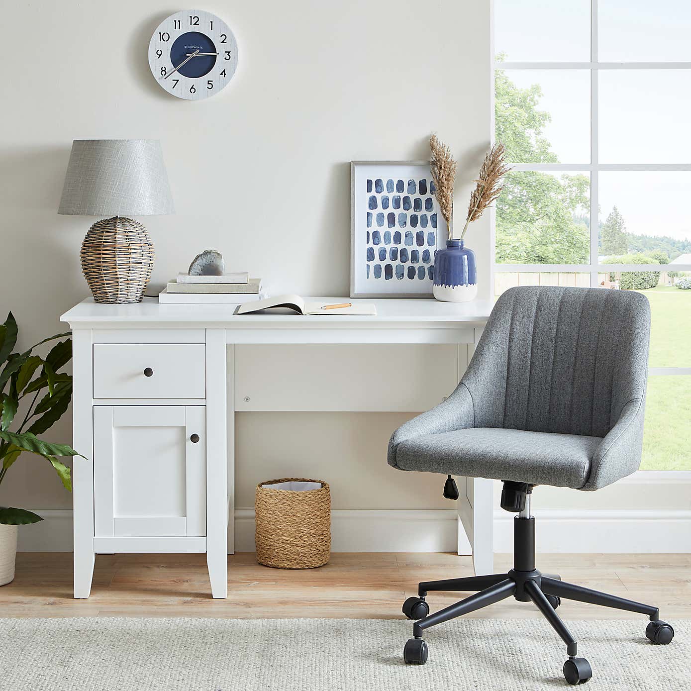 Lynton White Desk