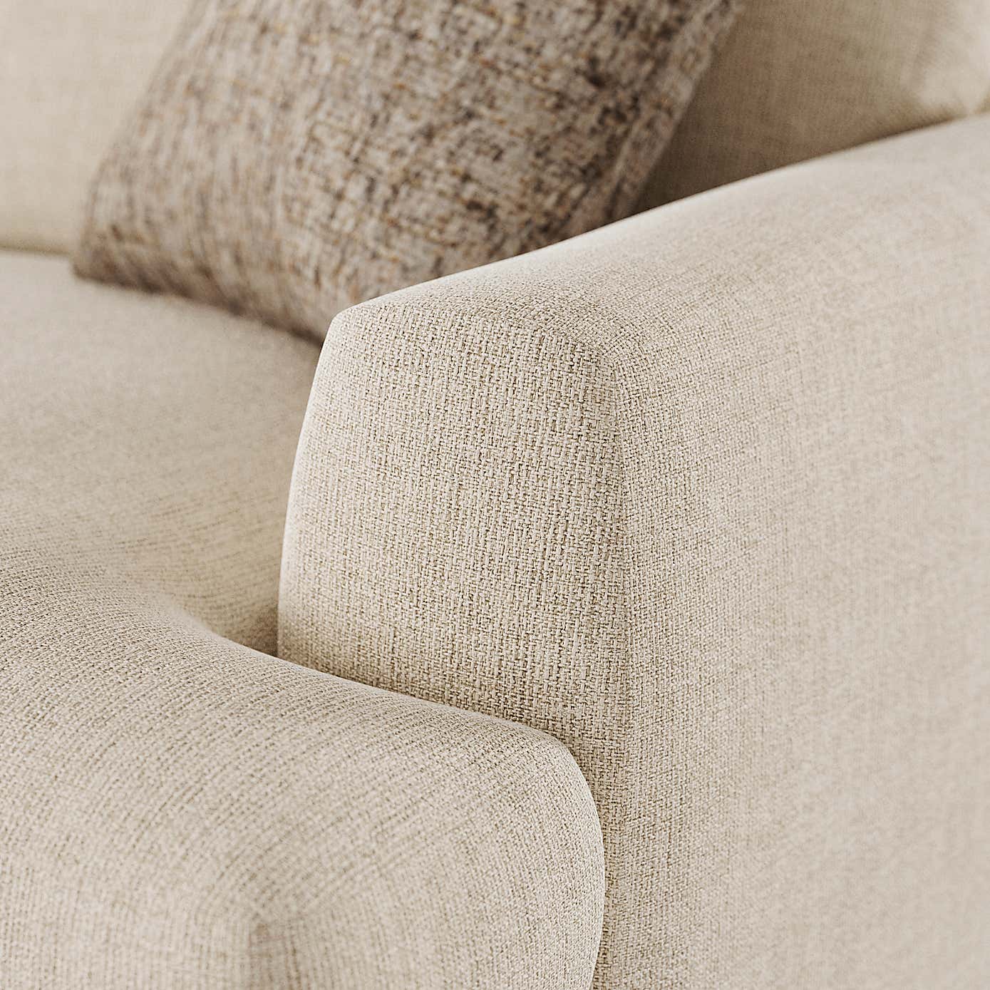 Lawson Chunky Tonal Weave 4 Seater Sofa