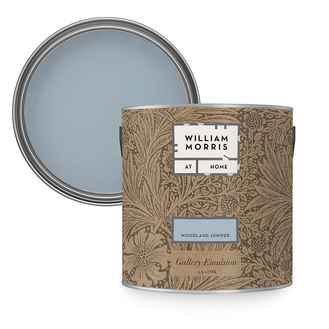 William Morris At Home Woodland Juniper Gallery Emulsion Paint