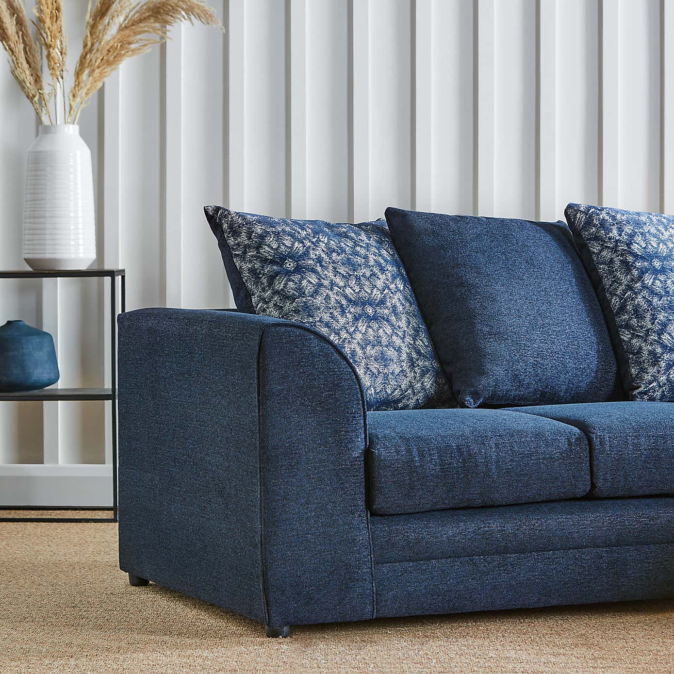 Washington Chenille Small Corner Sofa