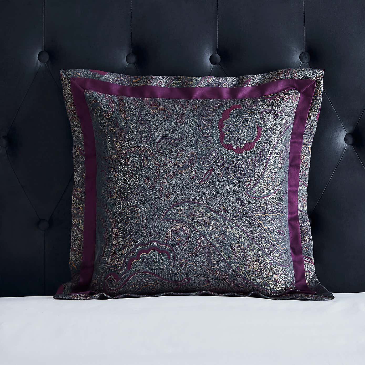 Dorma Paisley Jacquard Square Cushion