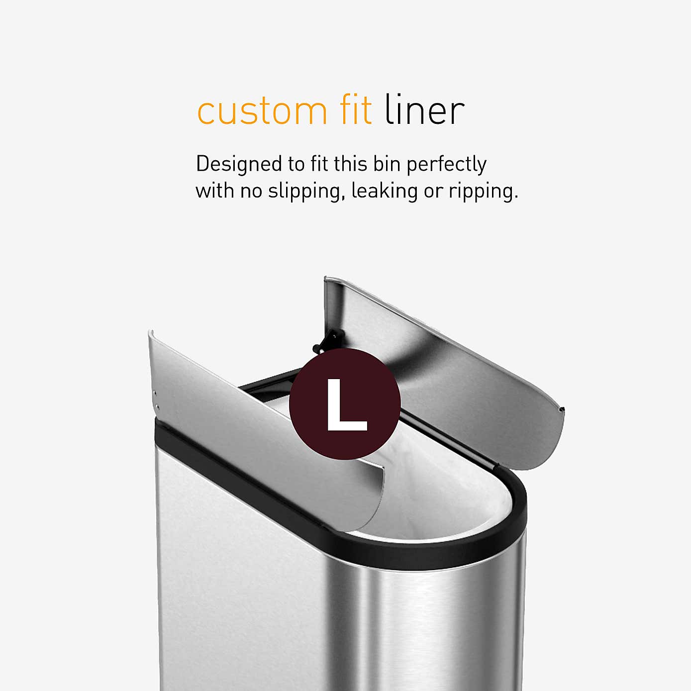 Simple Human Stainless Steel Butterfly Pedal Bin