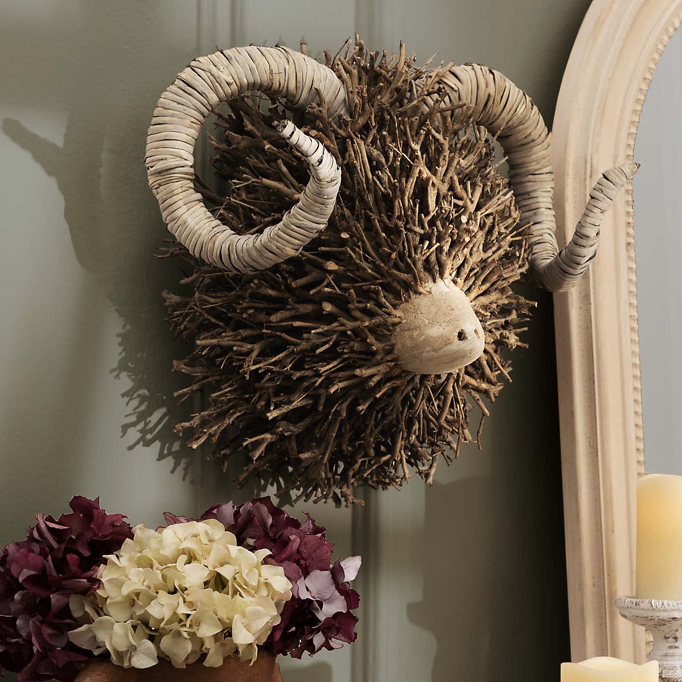 Voyage Maison Beau Wall Mounted Ram Head Ornament