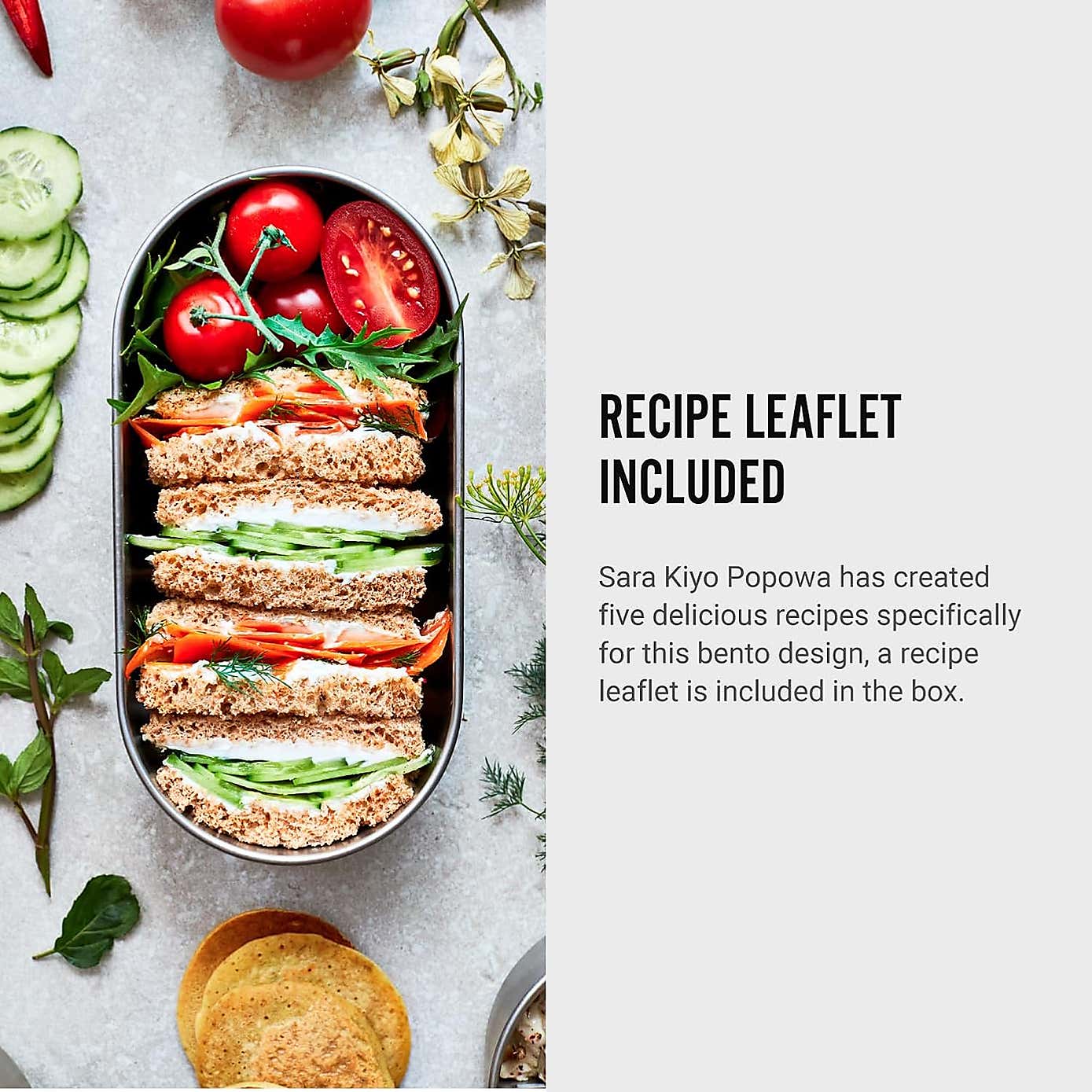 Black and Blum Stainless Steel Bento Boxes Grey