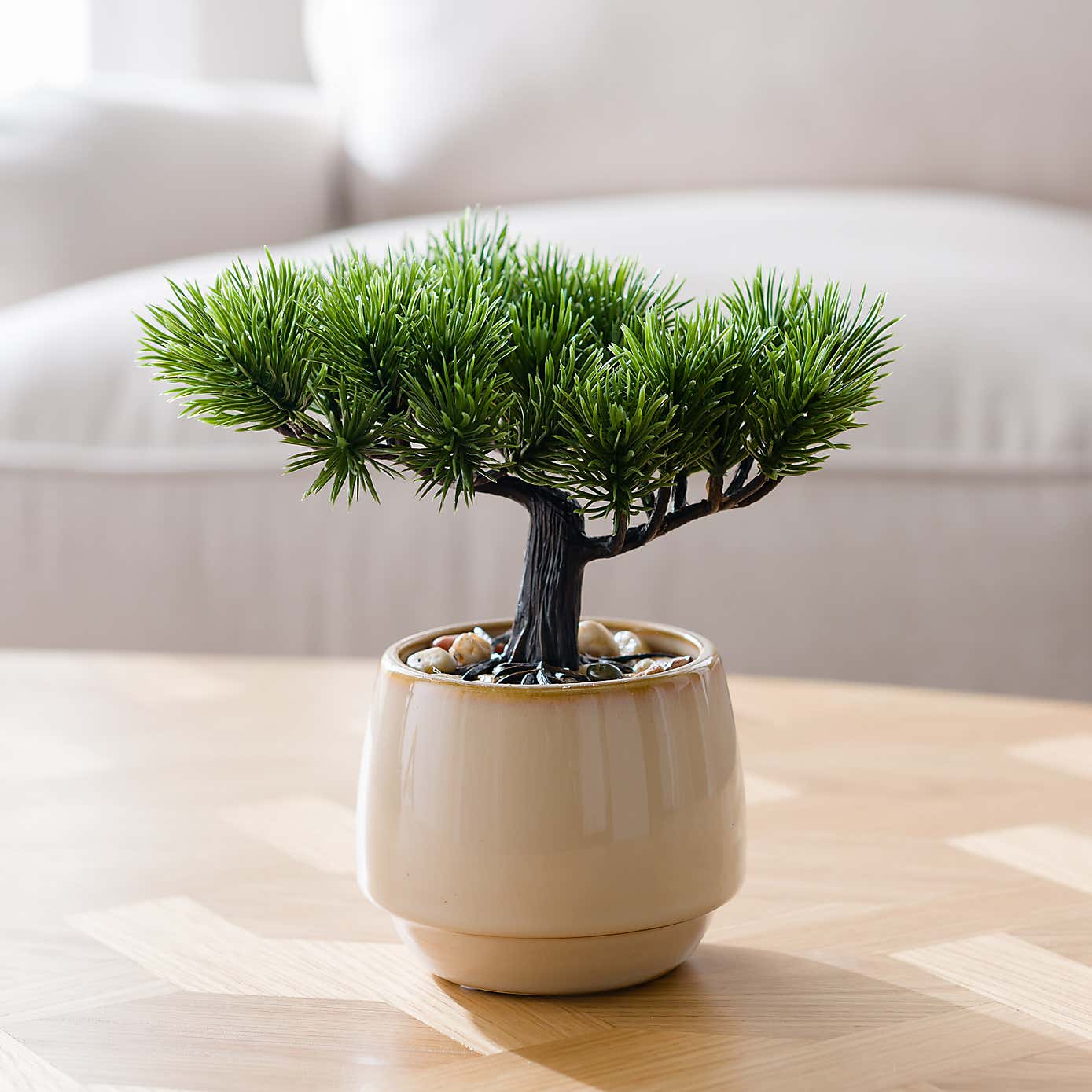 Artificial Bonsai Tree in Ceramic Plant Pot
