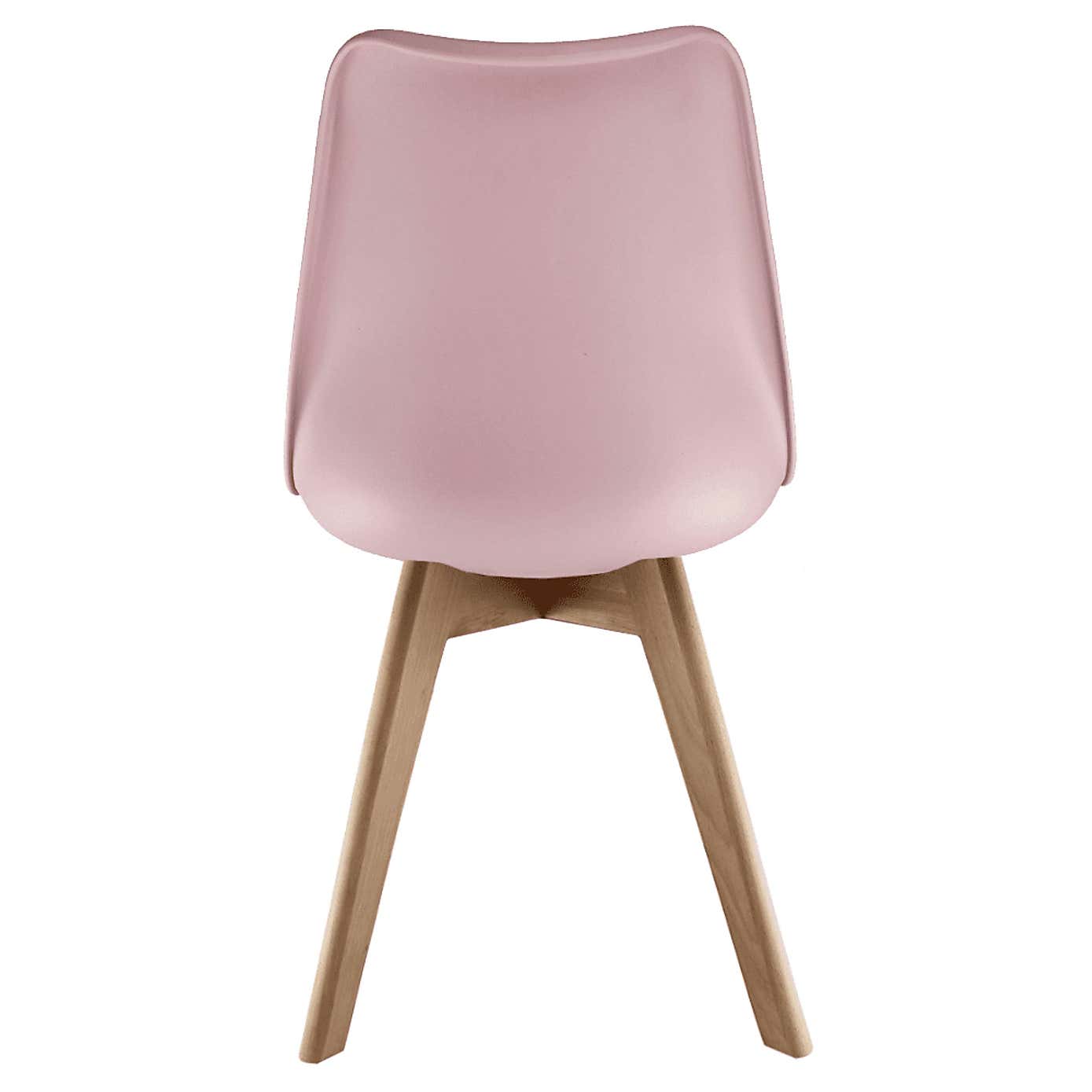 Fusion Living Soho Plastic Dining Chair with Squared Legs