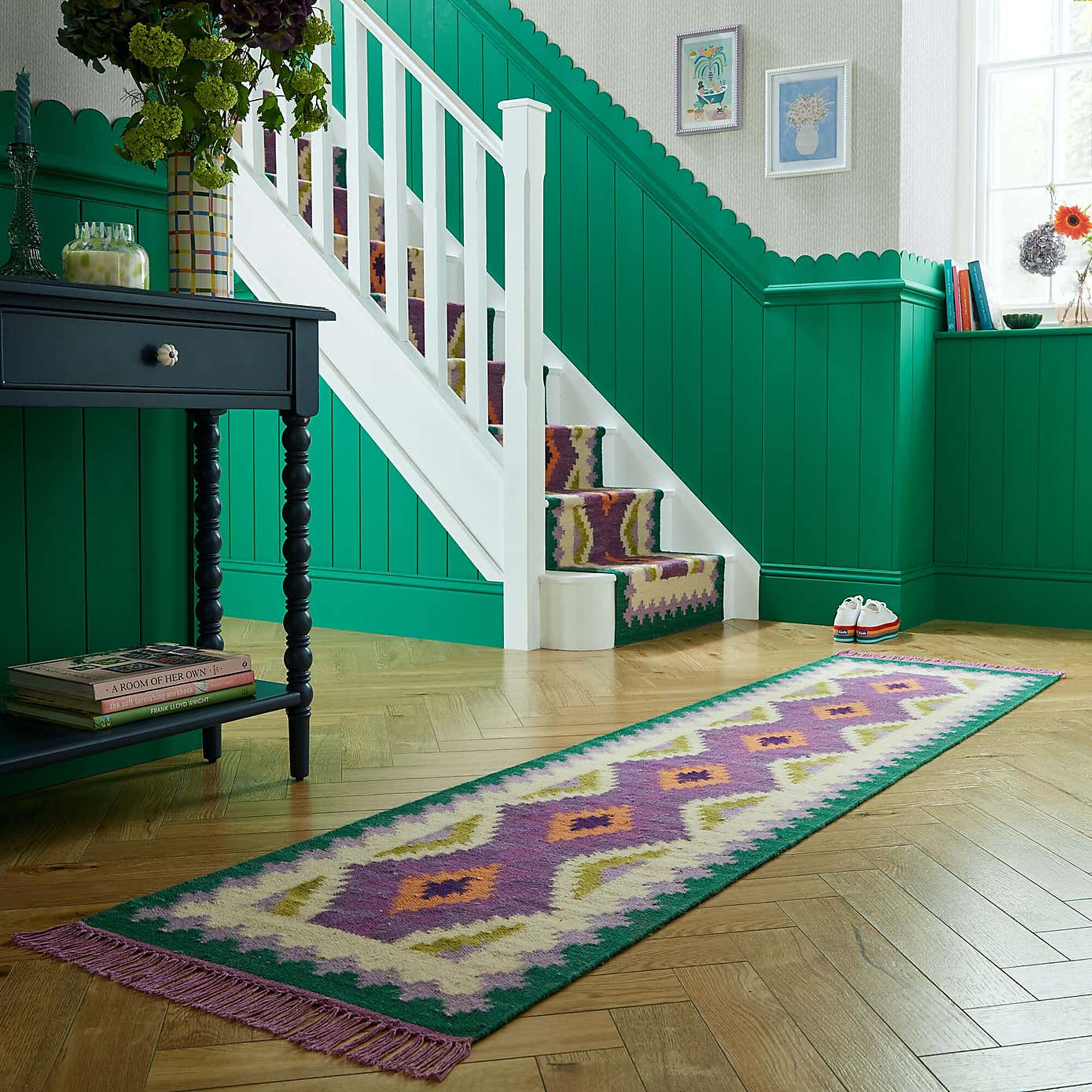 Sophie Robinson Candy Kilim Wool Runner