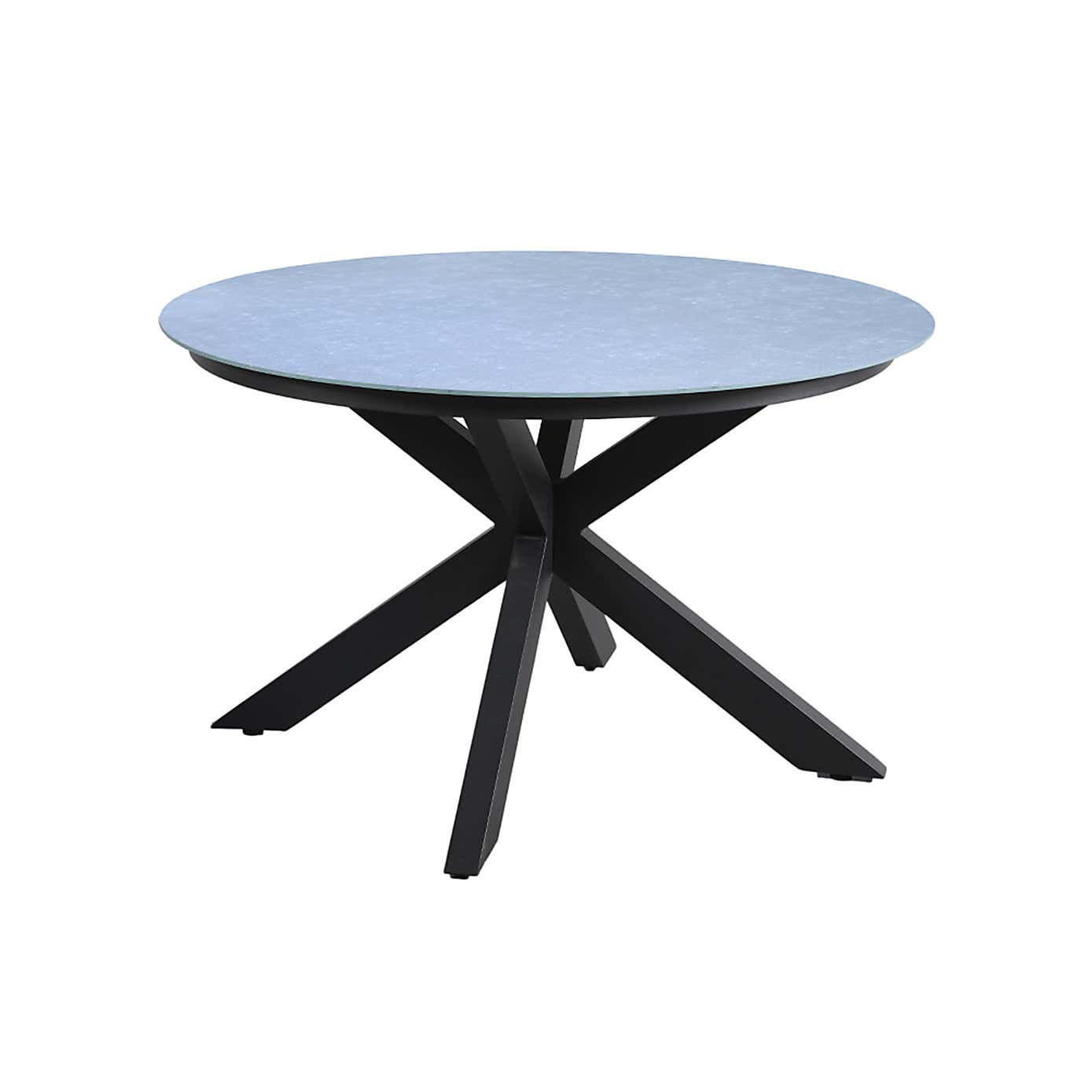 A.Mir Aspen Ceramic Top Outdoor Dining Table with 4 Chairs