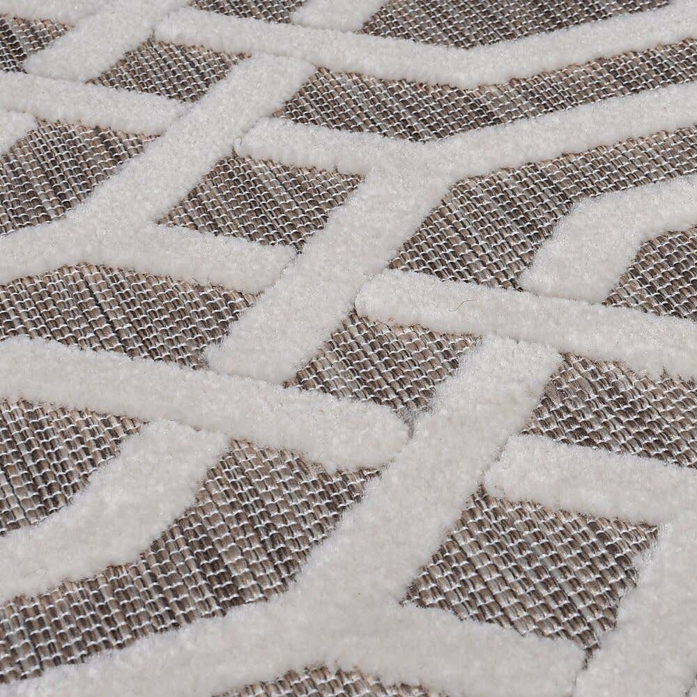 Mataro Geometric Indoor Outdoor Round Rug