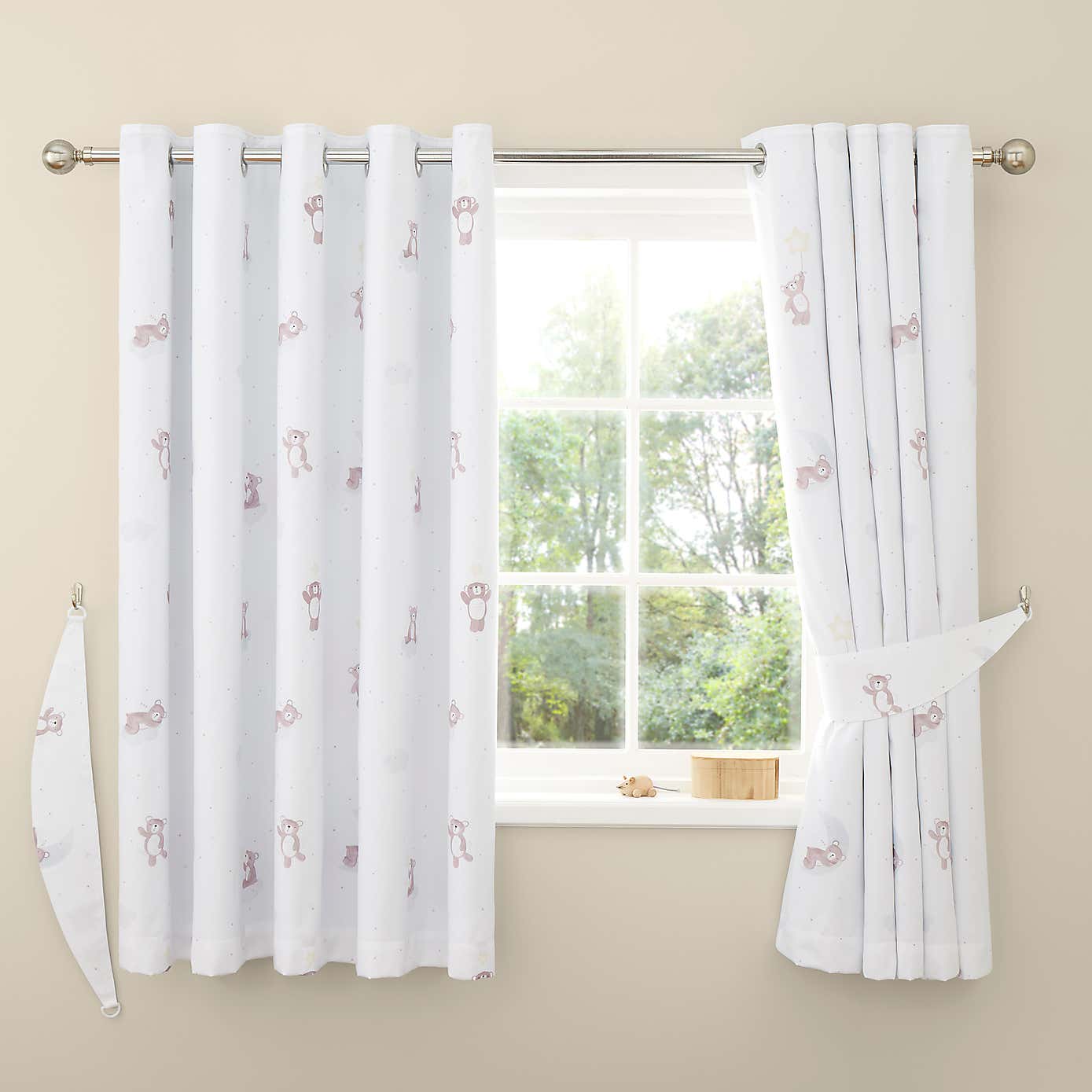 Baby Bears Blackout Eyelet Curtains