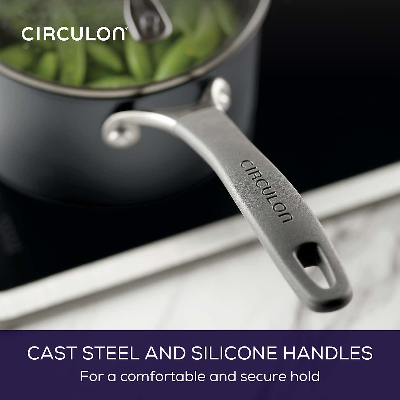 Circulon Scratch Defense Extreme Non-Stick 3 Piece Saucepan Set
