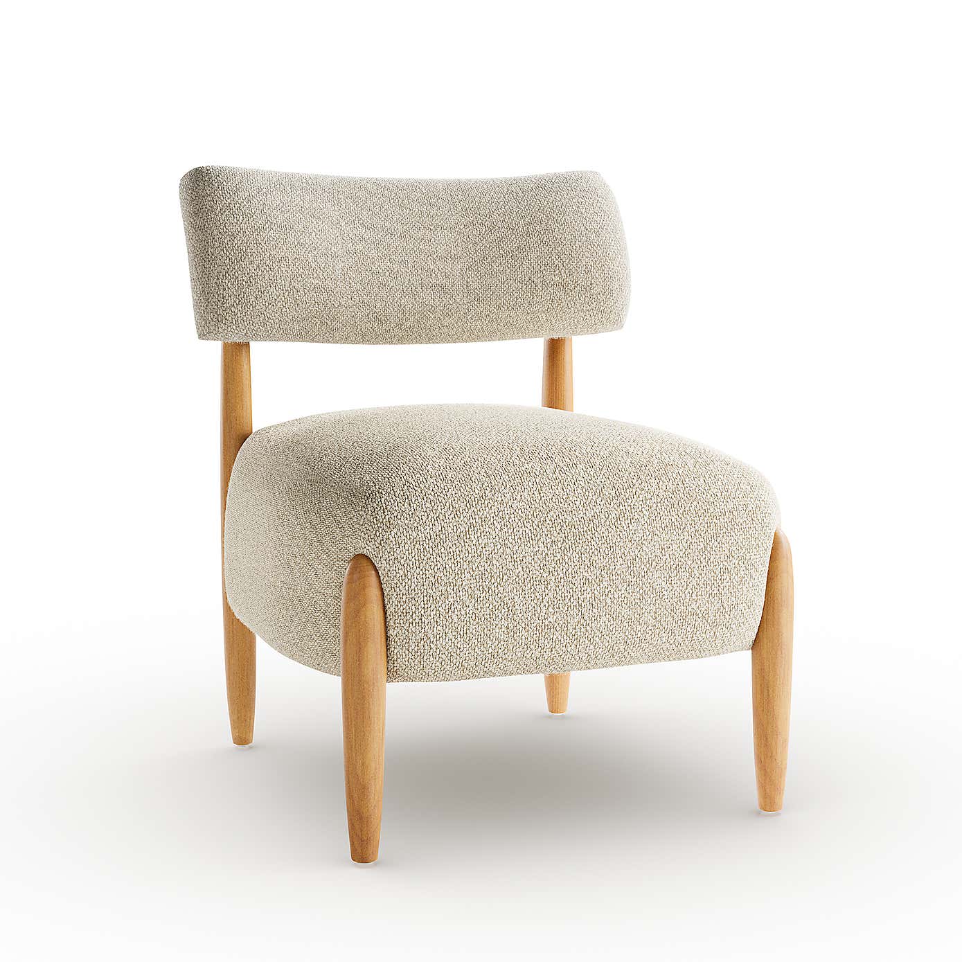 Edited Life Raya Pebble Boucle Accent Chair