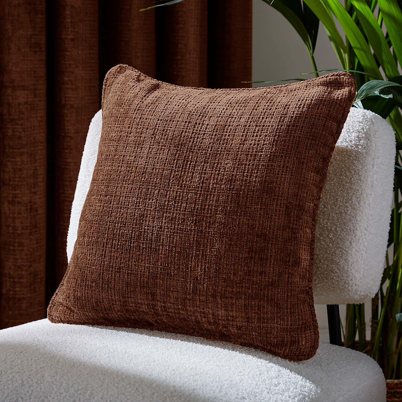 Cashton Chenille Square Cushion