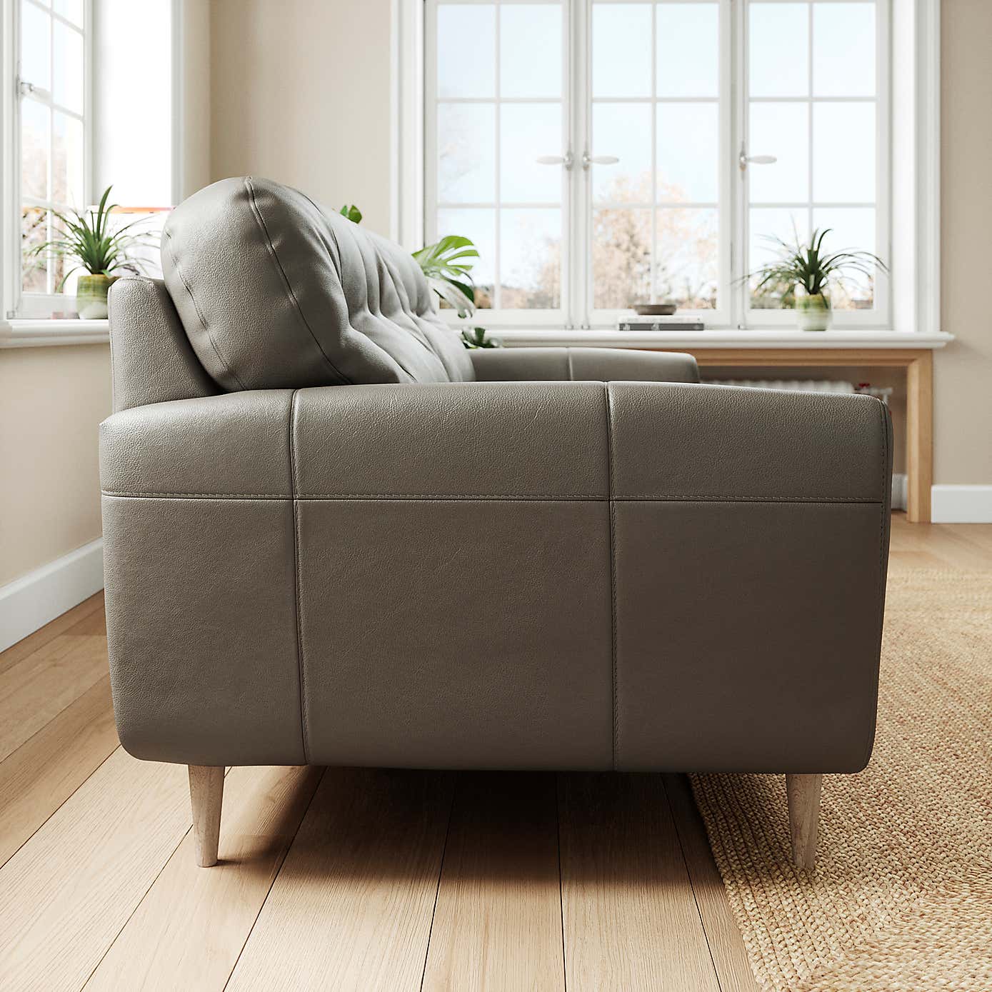 Sven Classic Leather 3 Seater Sofa