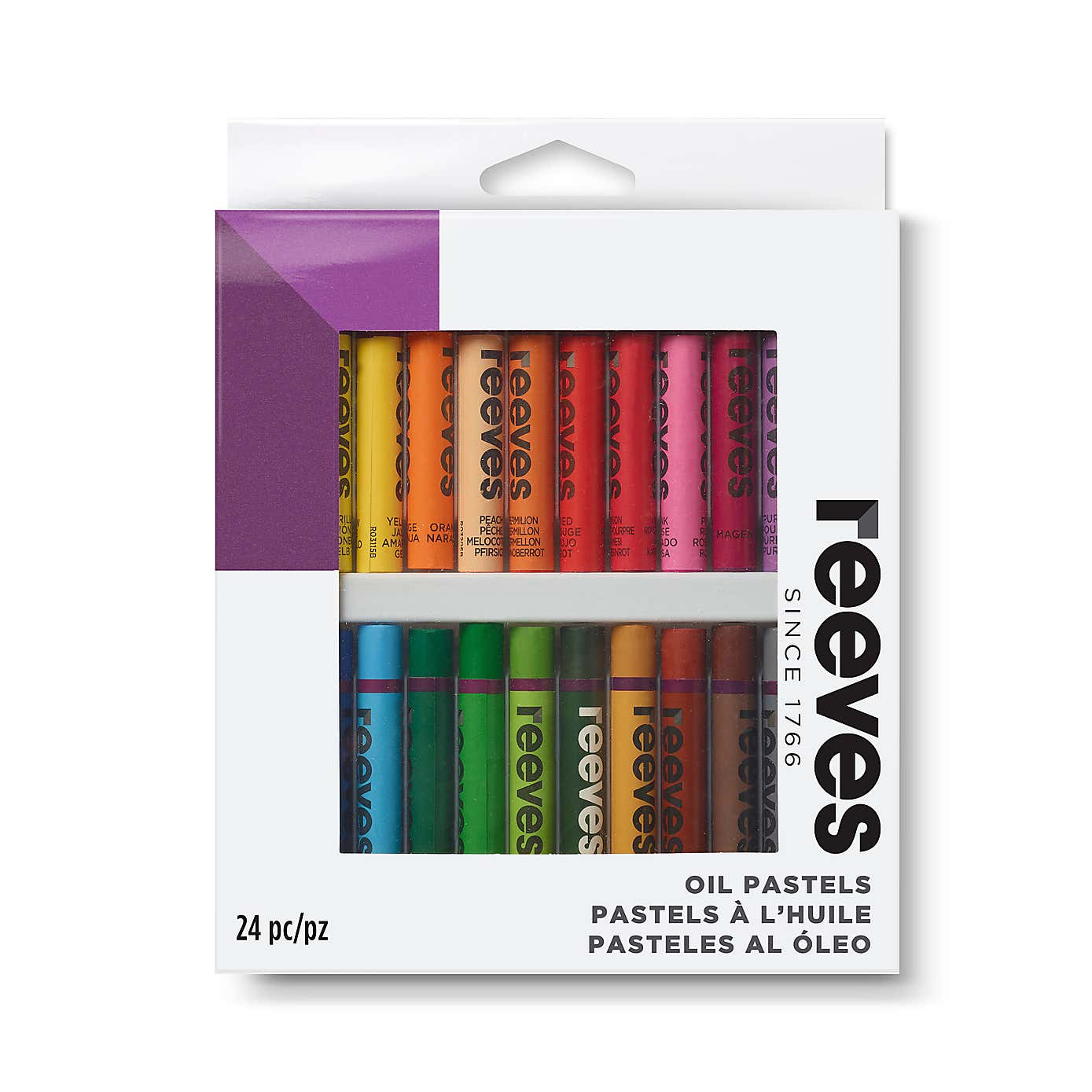 Reeves Set of 24 Oil Pastels