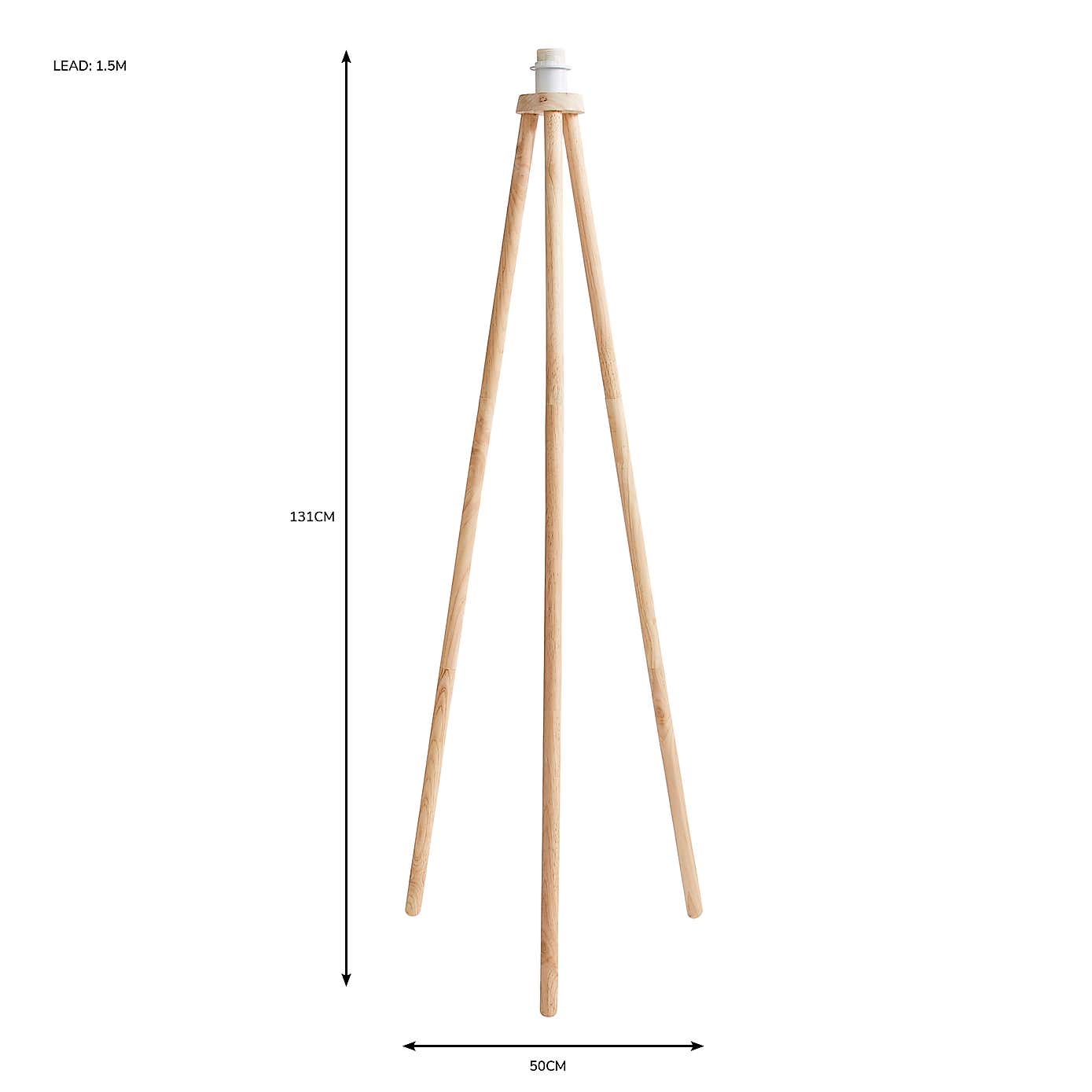 Paint Your Own Tripod Floor Lamp