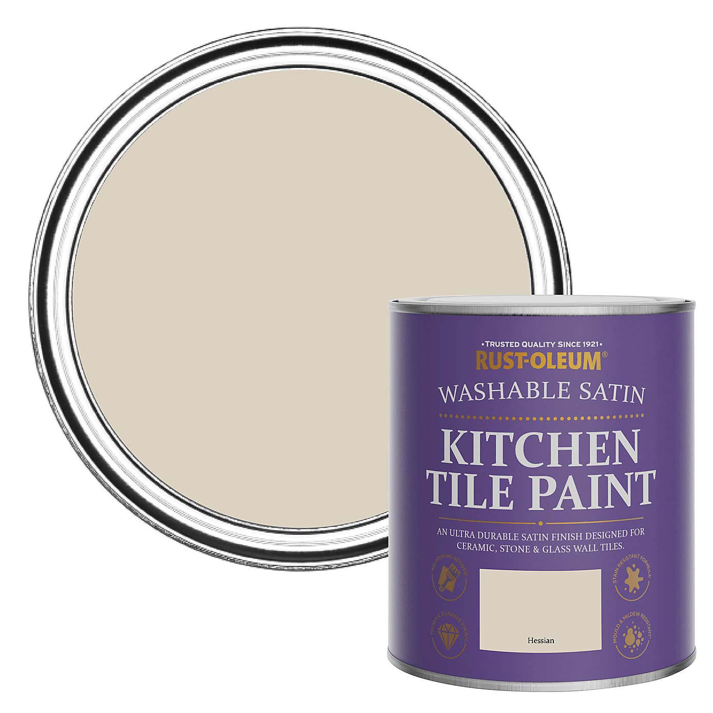 Rust-Oleum Hessian Satin Tile Paint