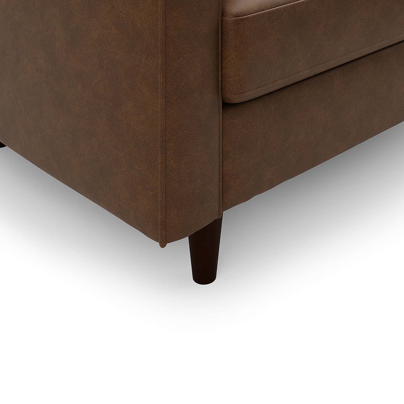 Zoe Faux Leather Right Hand Corner Sofa