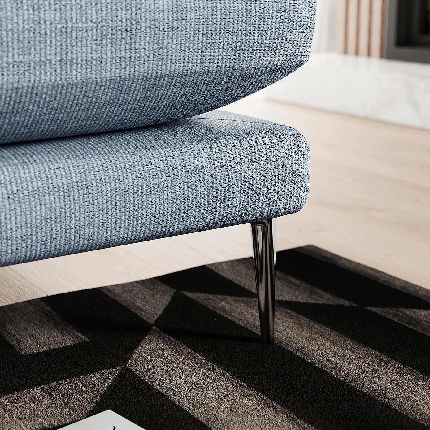 Lawson Chunky Tonal Weave Corner Chaise Sofa