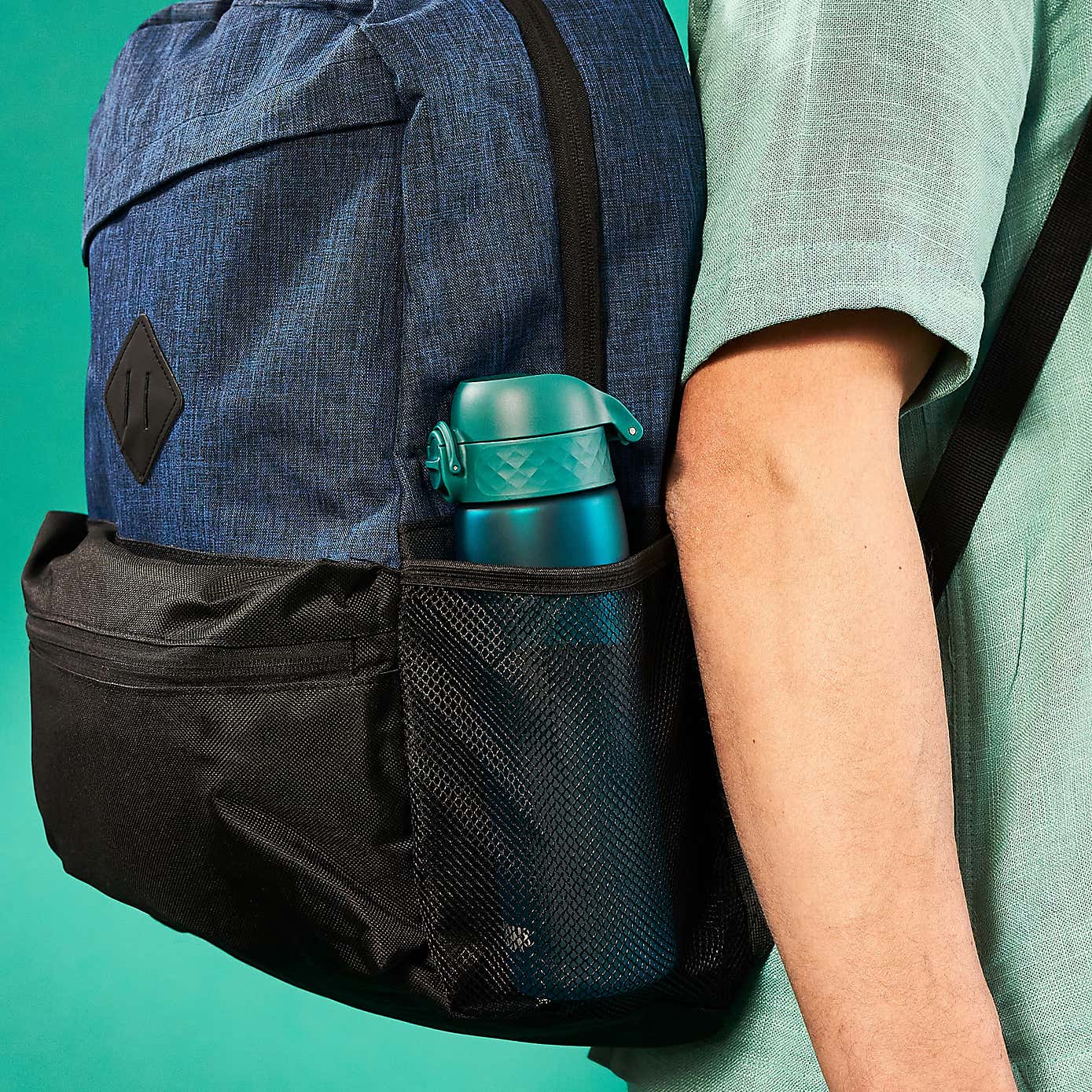 Ion8 Leak Proof Slim Water Bottle, 500ml