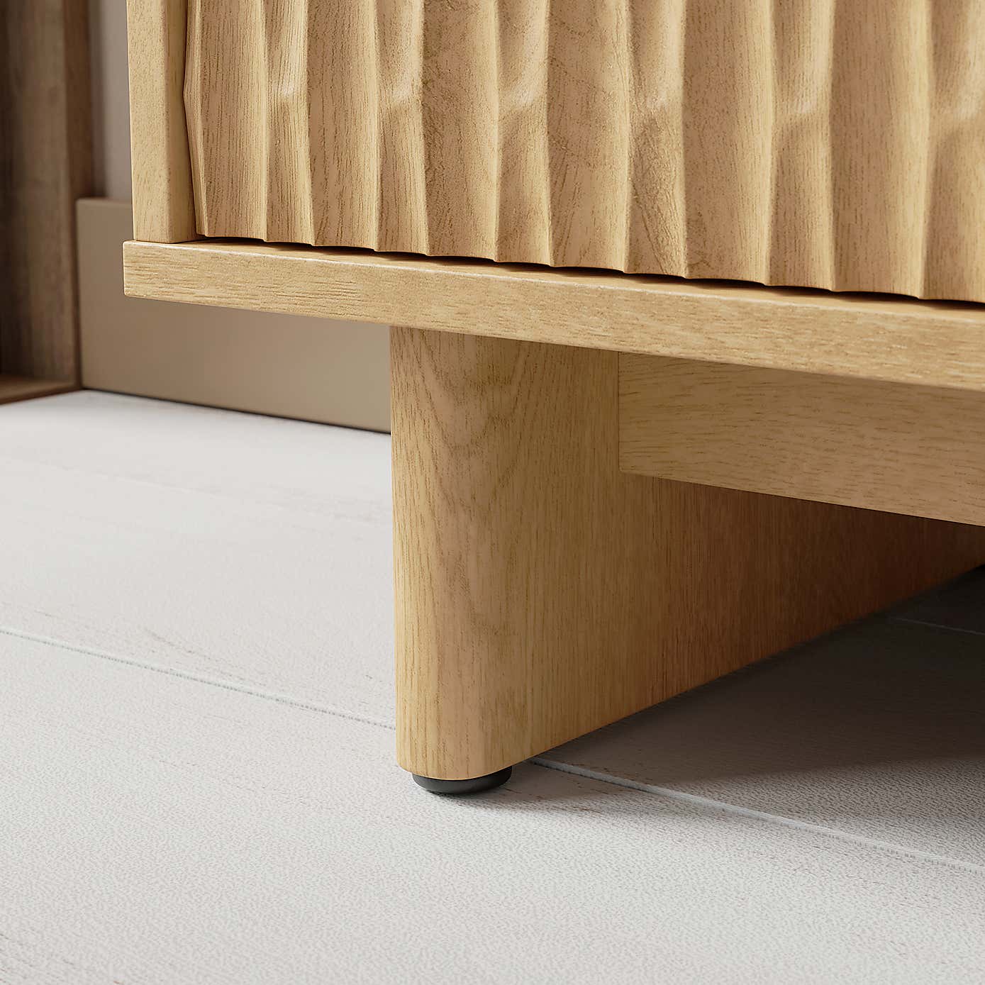 Inga Tall Bookcase, Oak Effect